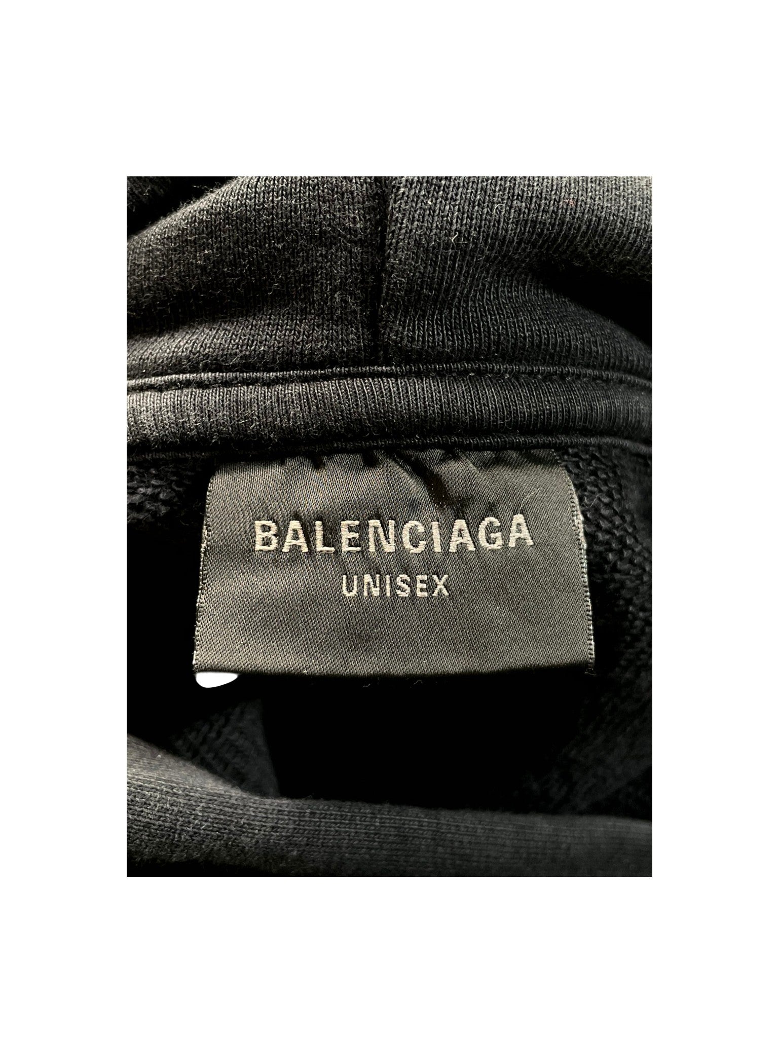 Balenciaga Arm Logo Black Hoodie
