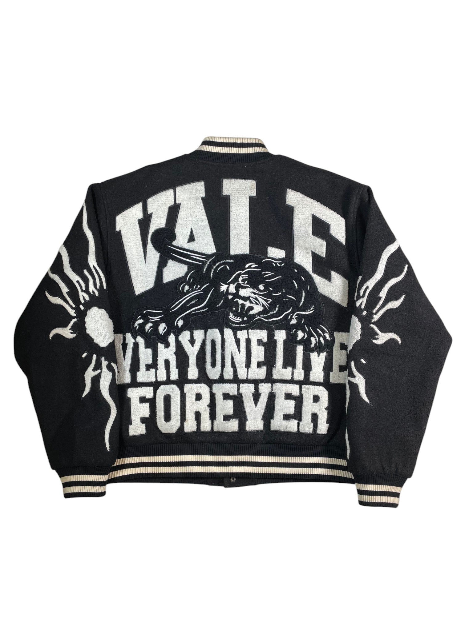 Vale Black Varsity Jacket