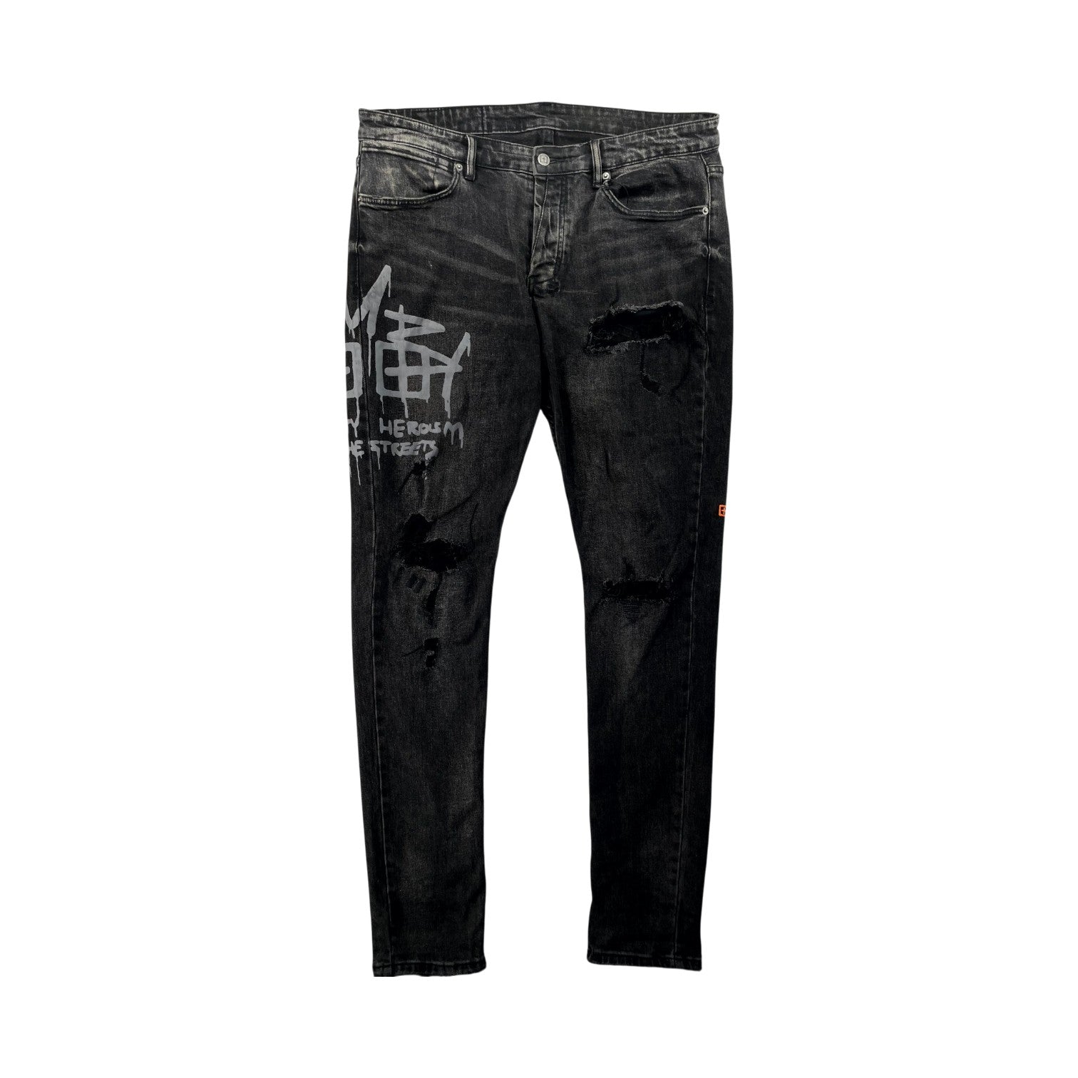 Ksubi Multi Motif Grey Wash Jeans