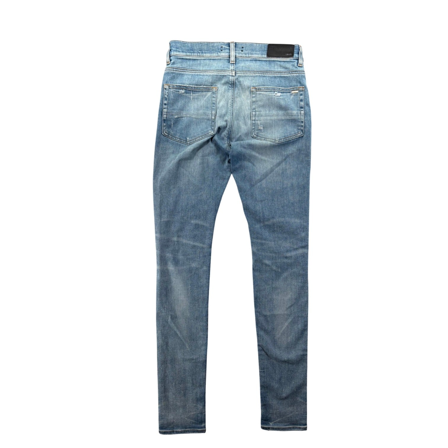 Amiri Rainbow Bandana Thrasher Light Wash Jeans