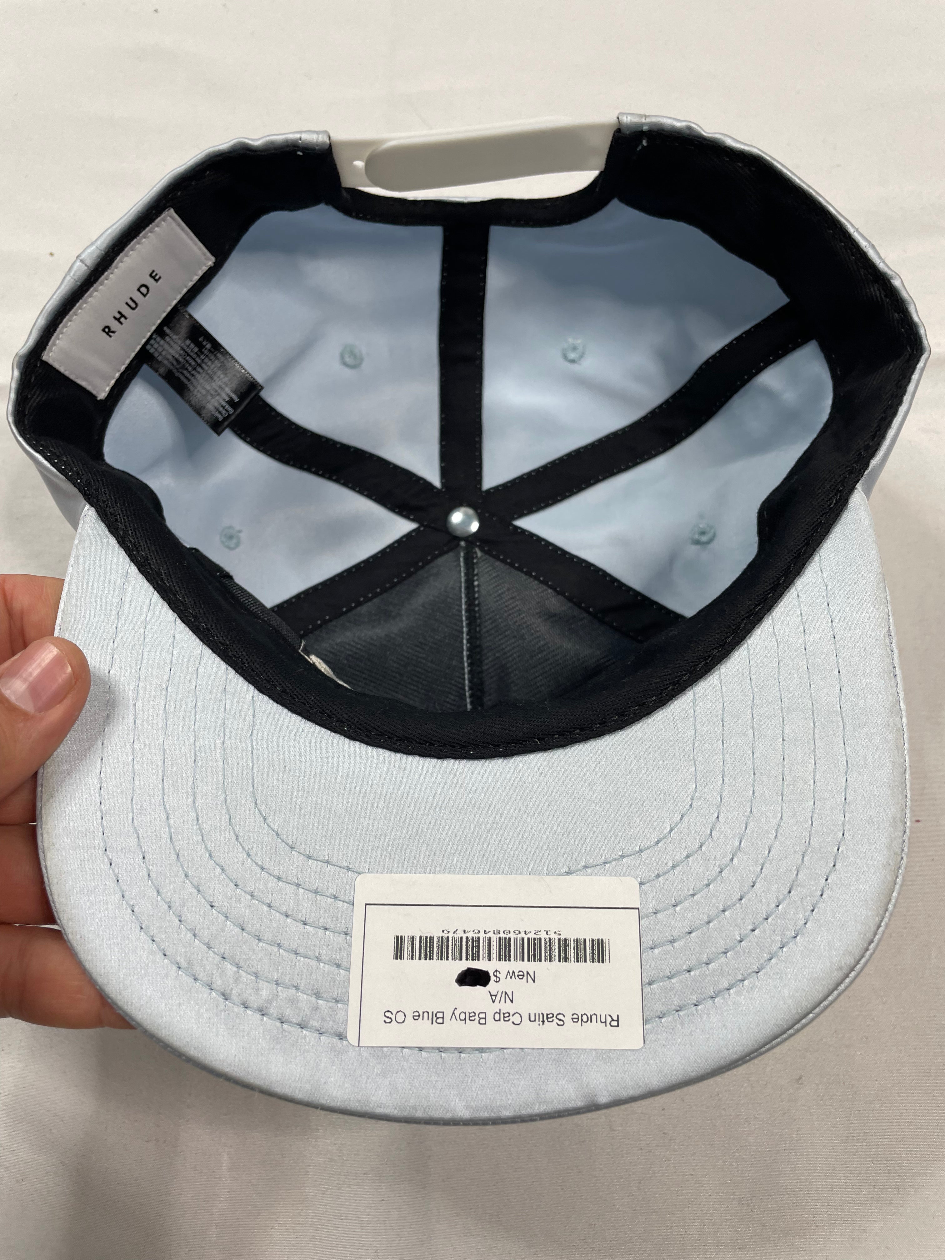 Rhude Satin Cap Baby Blue