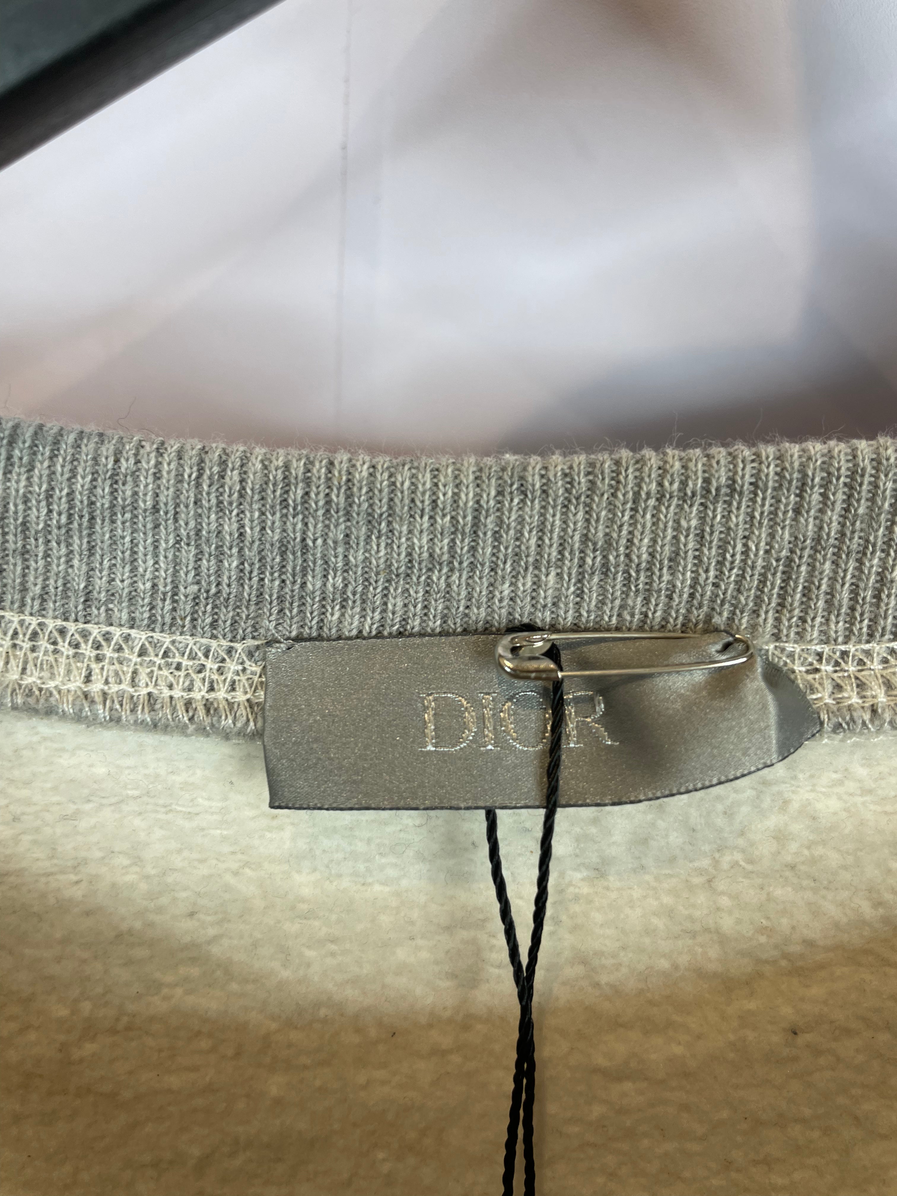 Dior Peter Dolg Crewneck Grey Used Large