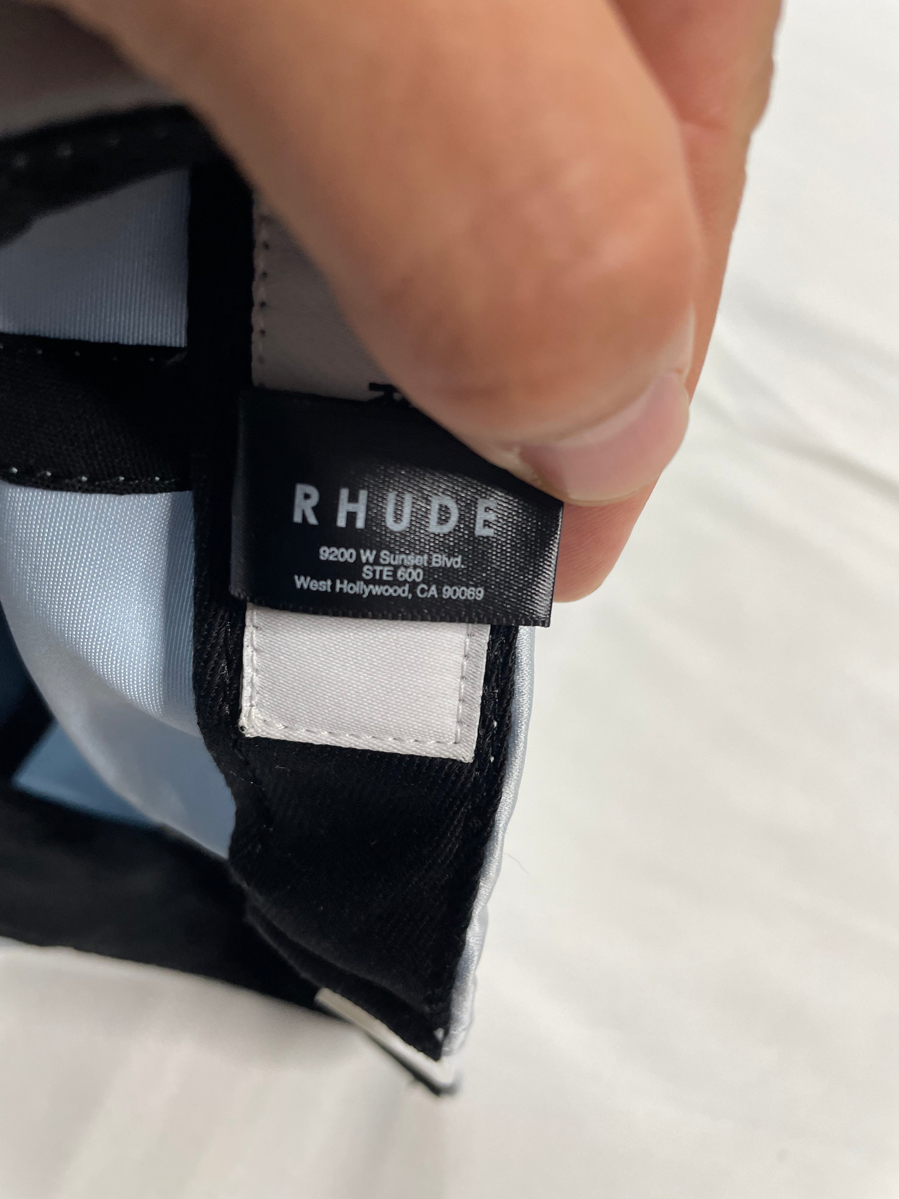 Rhude Satin Cap Baby Blue