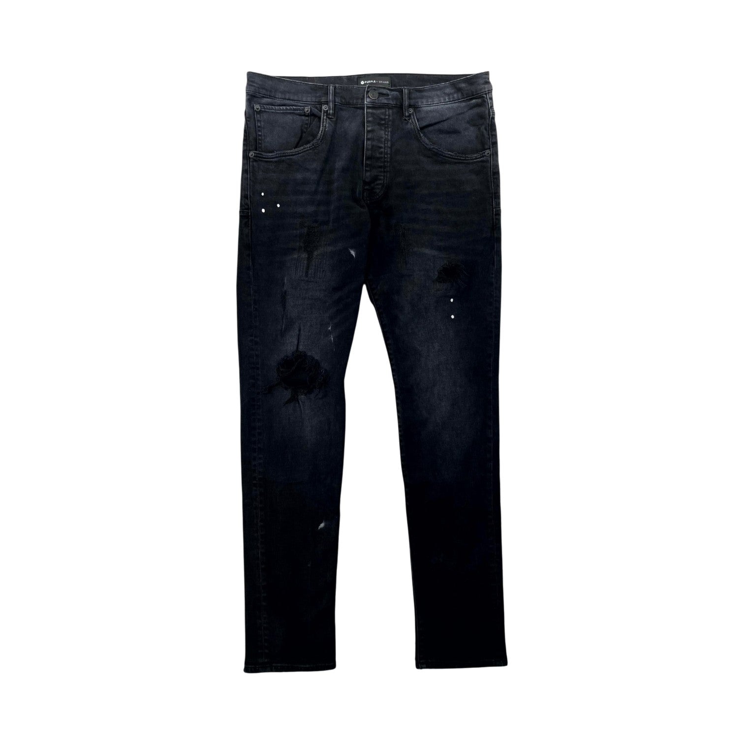 Purple Black Jeans
