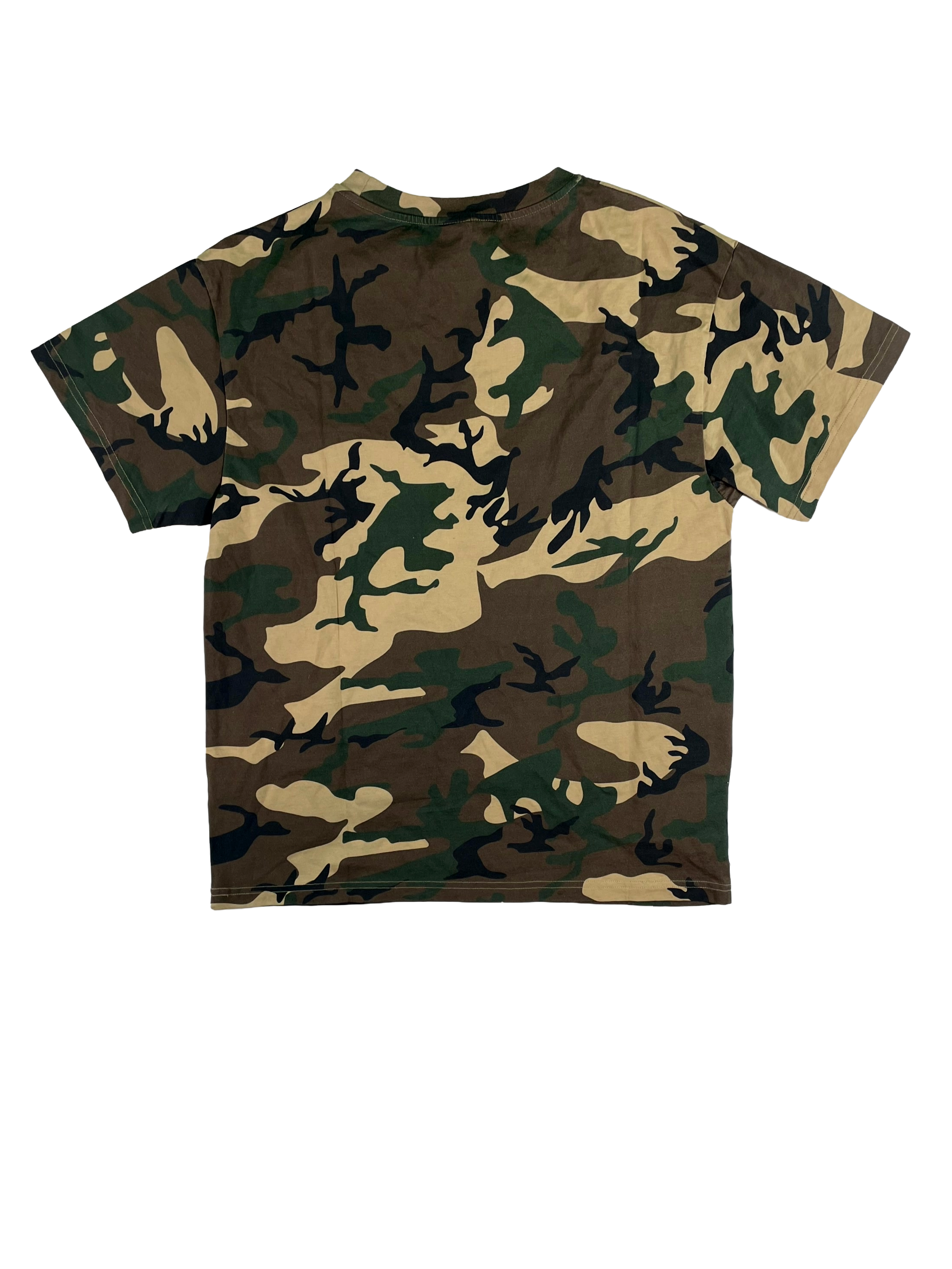 Eric Emanuel Camo EE Logo Green Tee