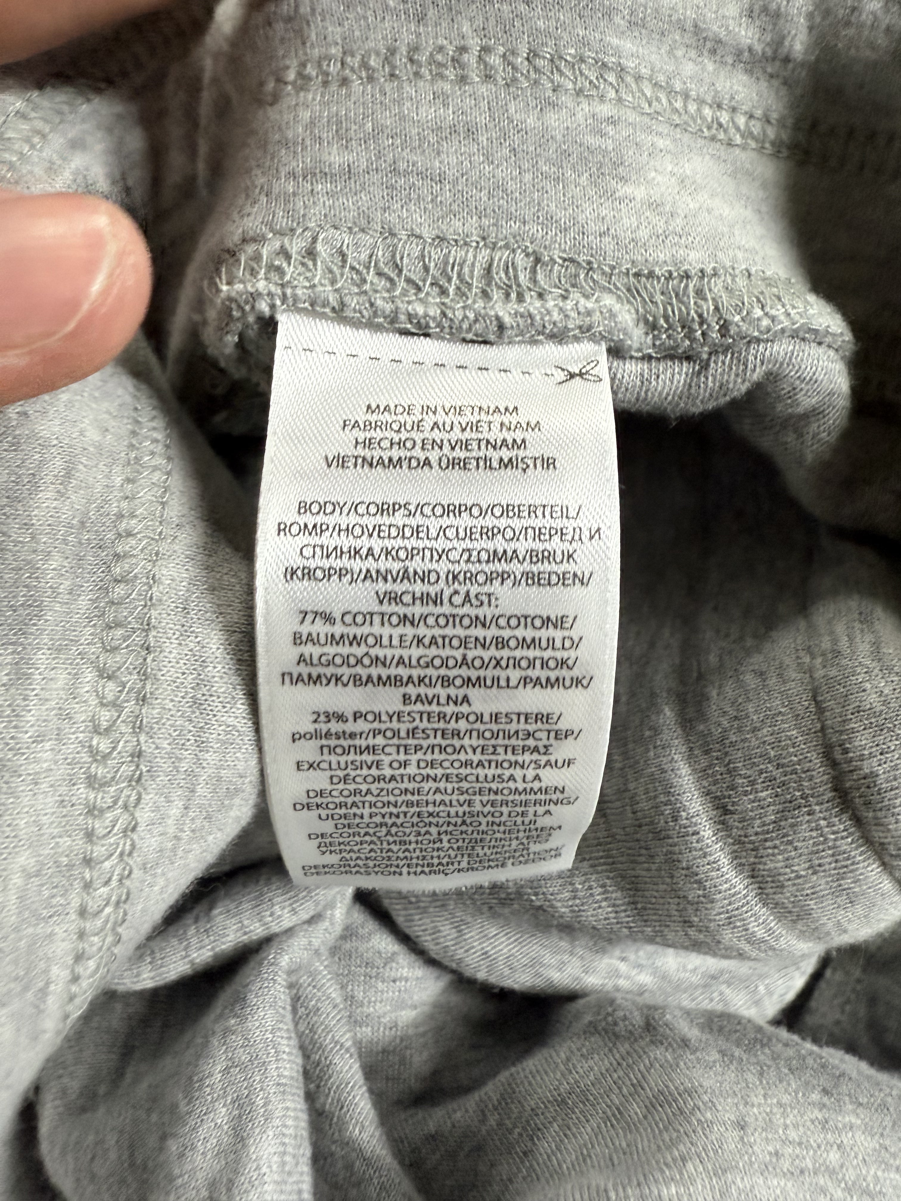 Polo Sweats Velour Grey New XXL With Tags
