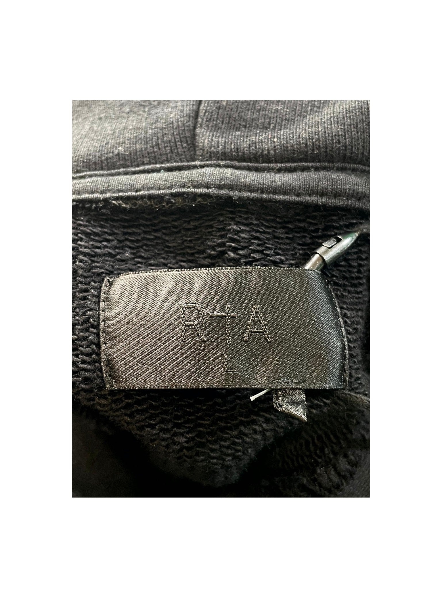 RTA Distress Logo Black Hoodie