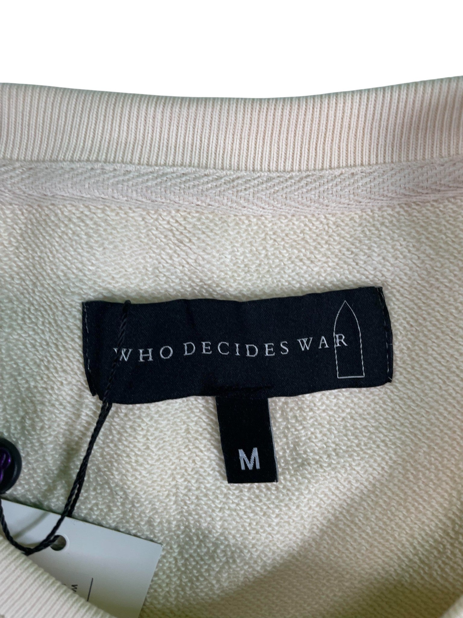 Who Decides War Ruff Ryders Cream Crewneck