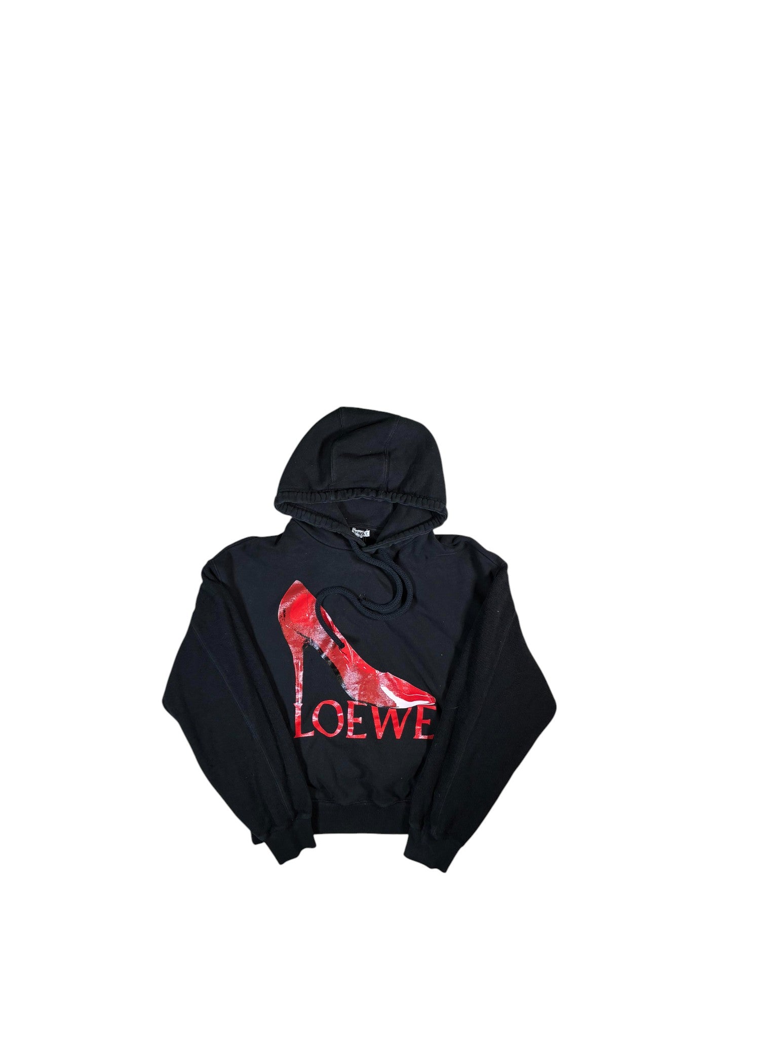 Loewe Heel Black & Red Hoodie