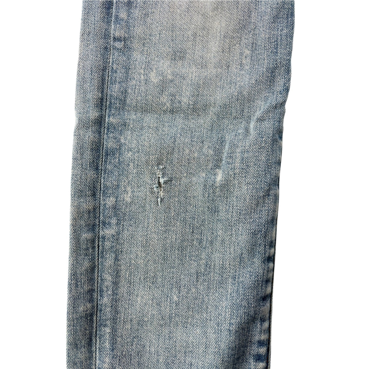 Amiri "MX1" Marble Patch Light Wash Jeans