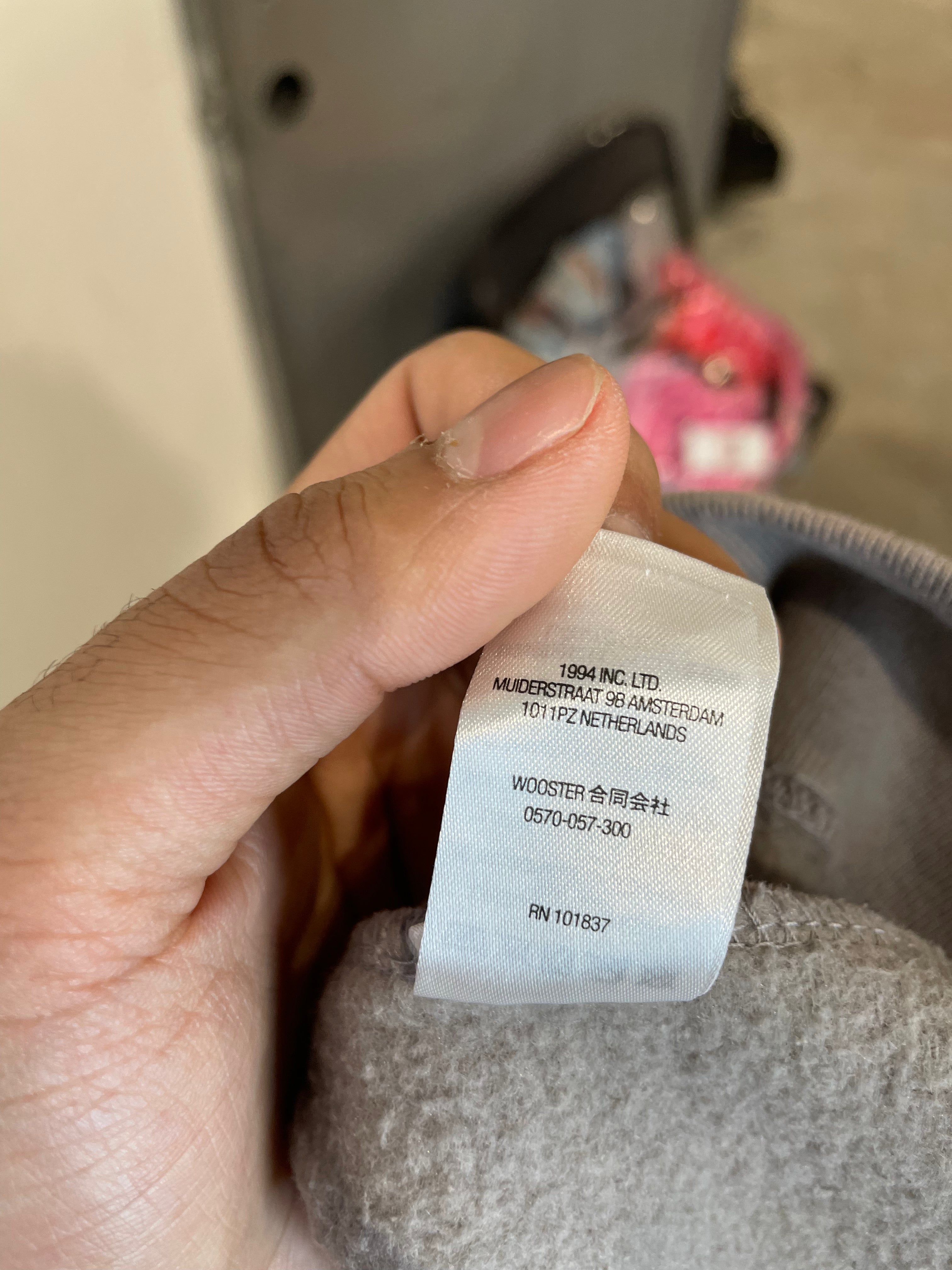 Supreme Small Box Logo Crewneck Tan Red Used Medium