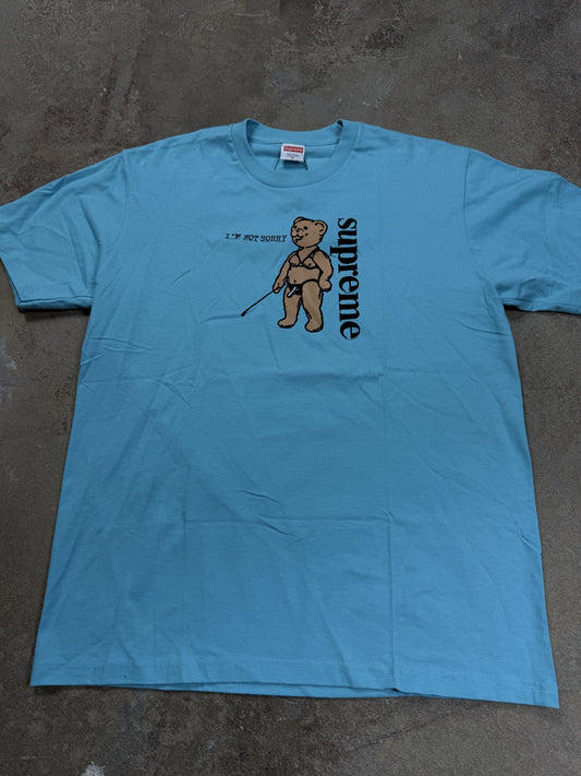 Supreme Tee Teal Bear New Medium