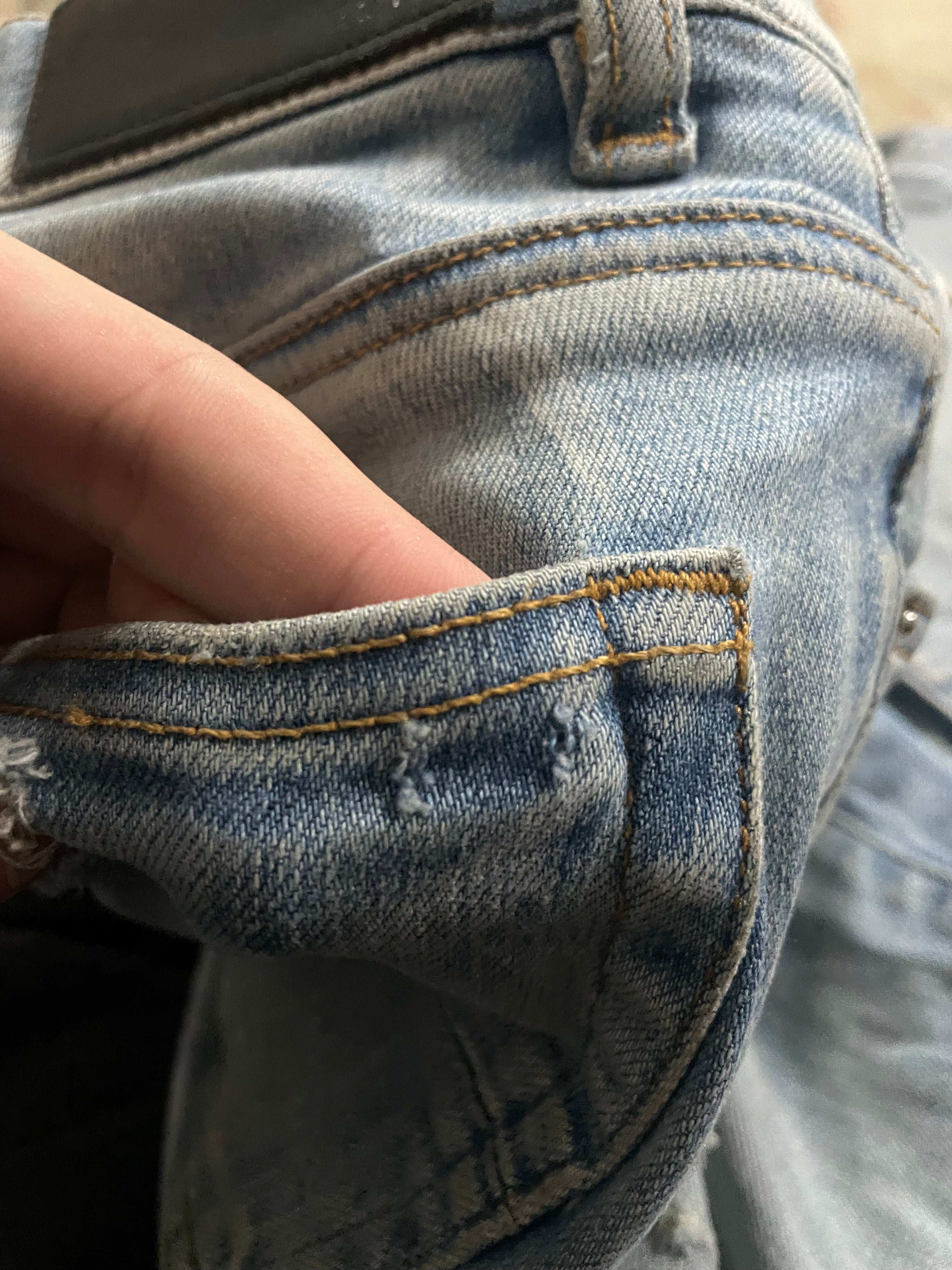 Amiri MX1 Paisley Patch Light Wash & Blue Jeans