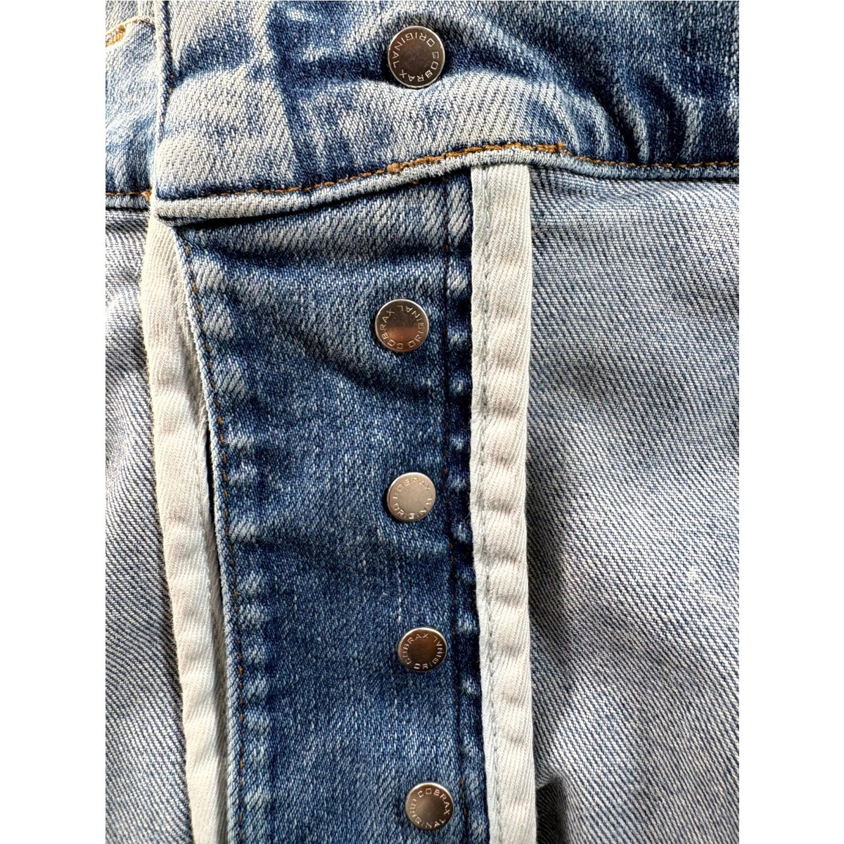 Amiri "MX1" Iridescent Light Wash Jeans