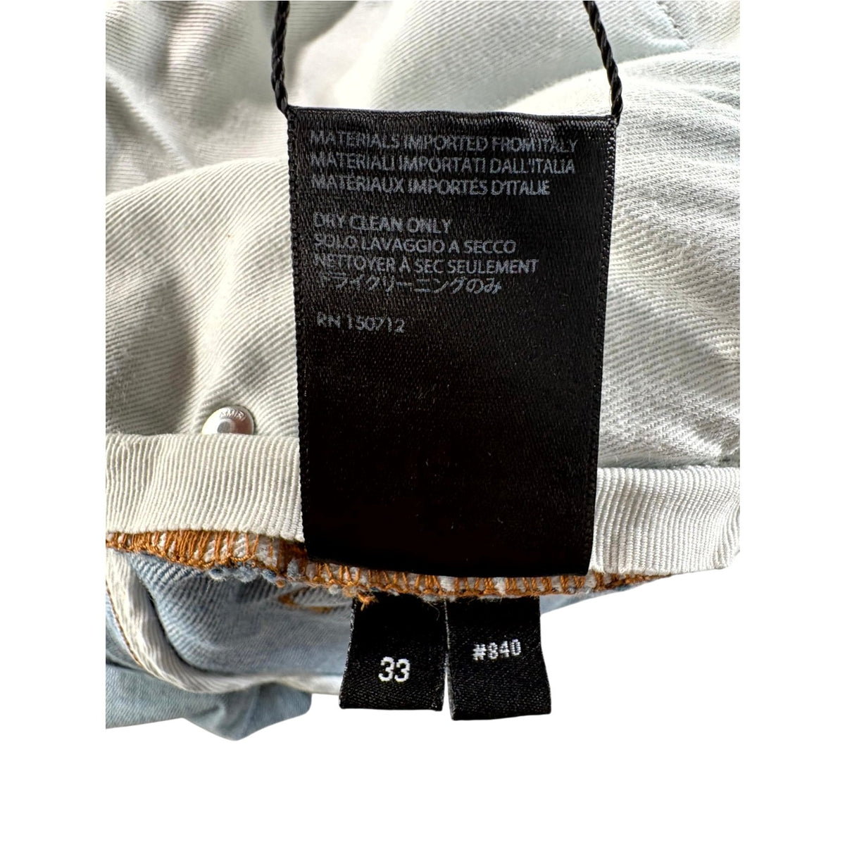 Amiri "MX1" Iridescent Light Wash Jeans