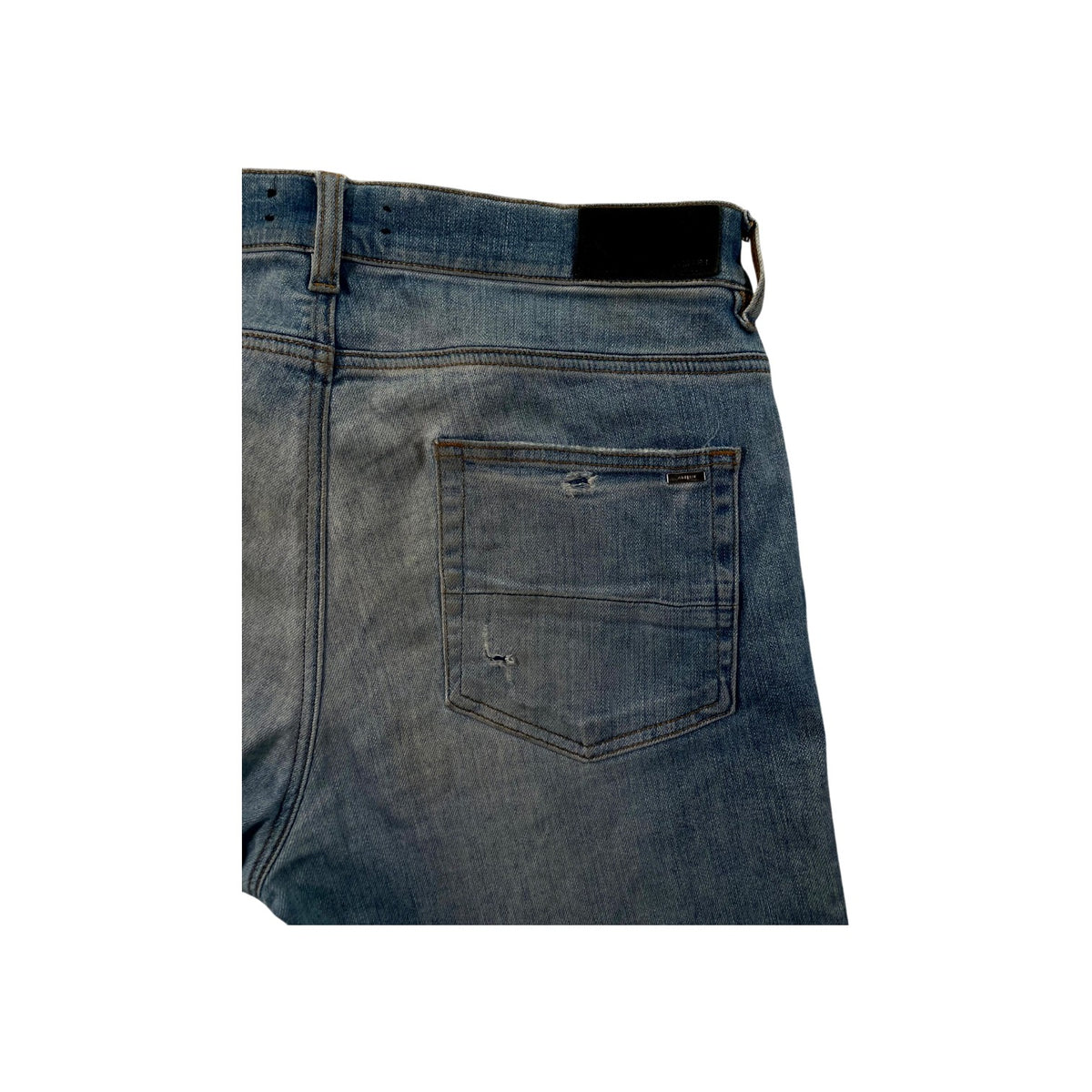 Amiri Plain Thrasher Light Wash Jeans