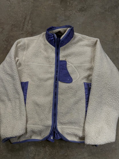 Dior Fleece Jacket Purple Monogram Used Medium