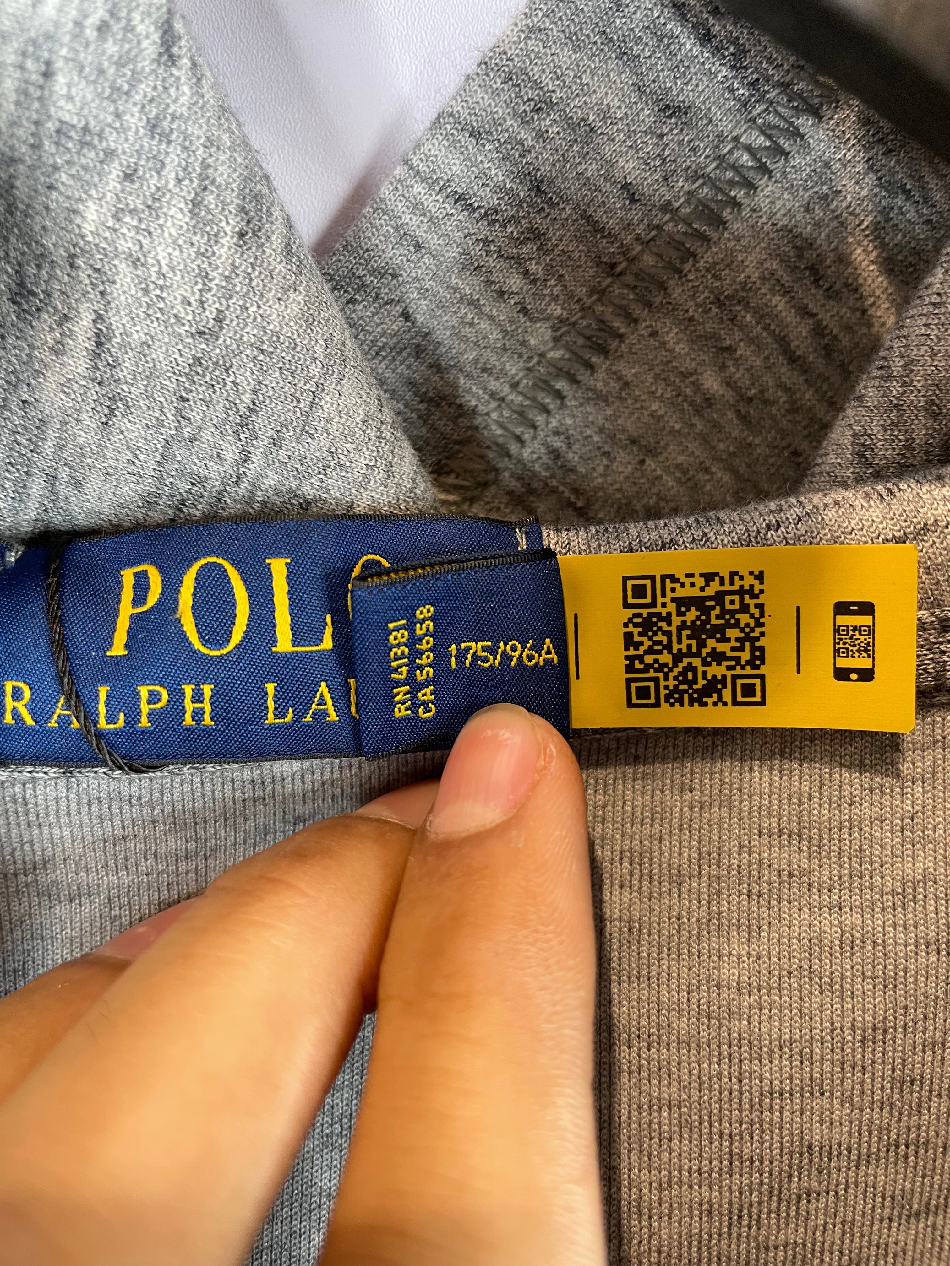 Polo Ralph Lauren Zip Up Grey New Large