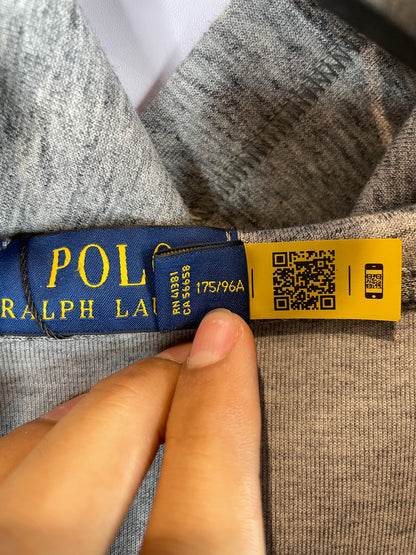 Polo Ralph Lauren Zip Up Grey New Large