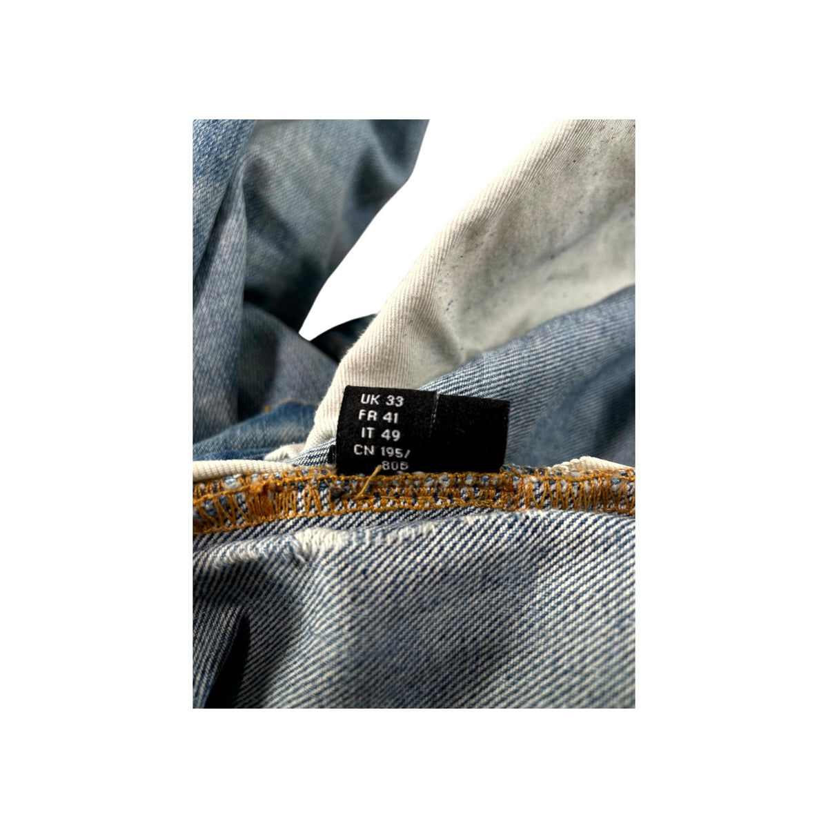 Amiri Plain Thrasher Light Wash Jeans