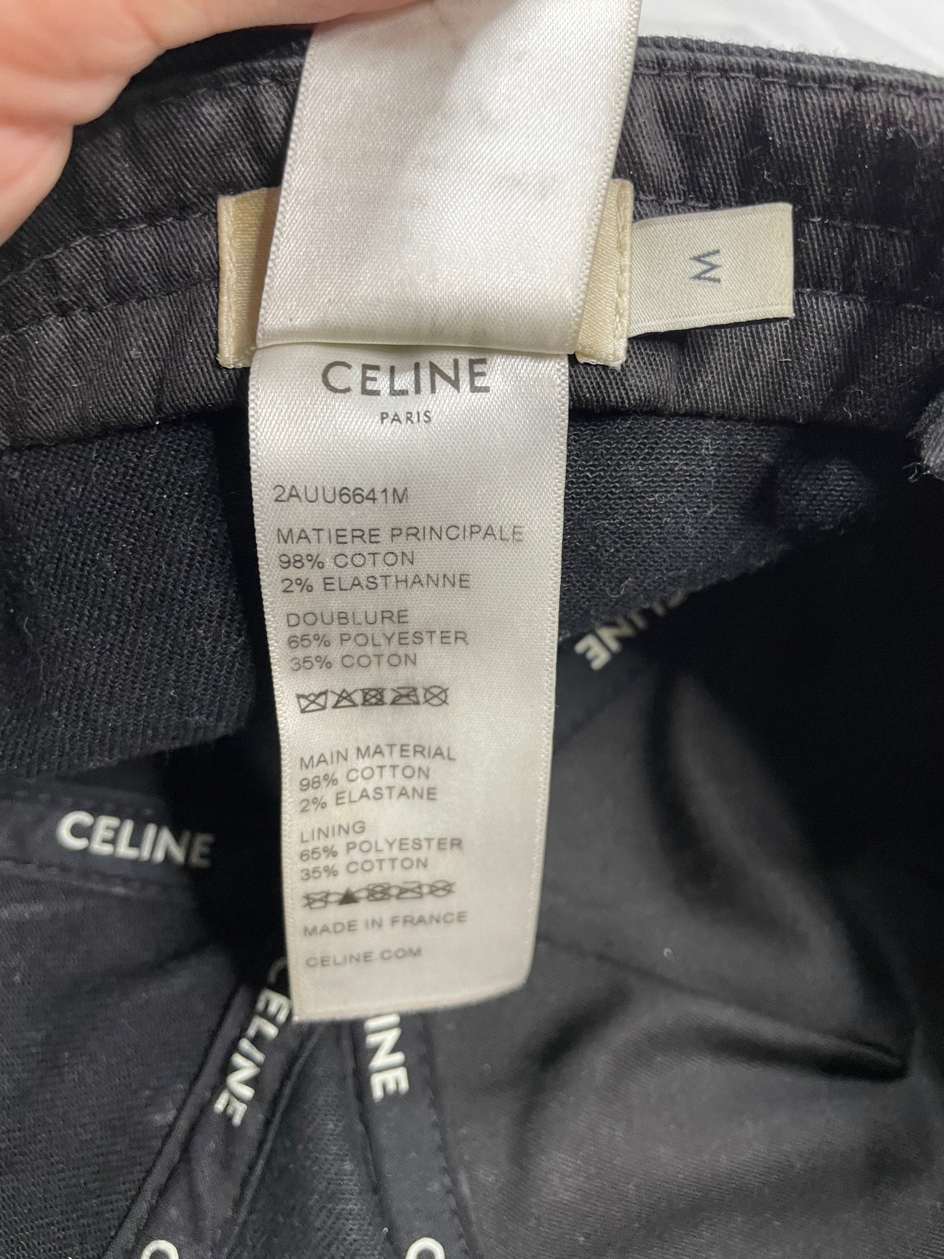 Celine Snapback Black Hats