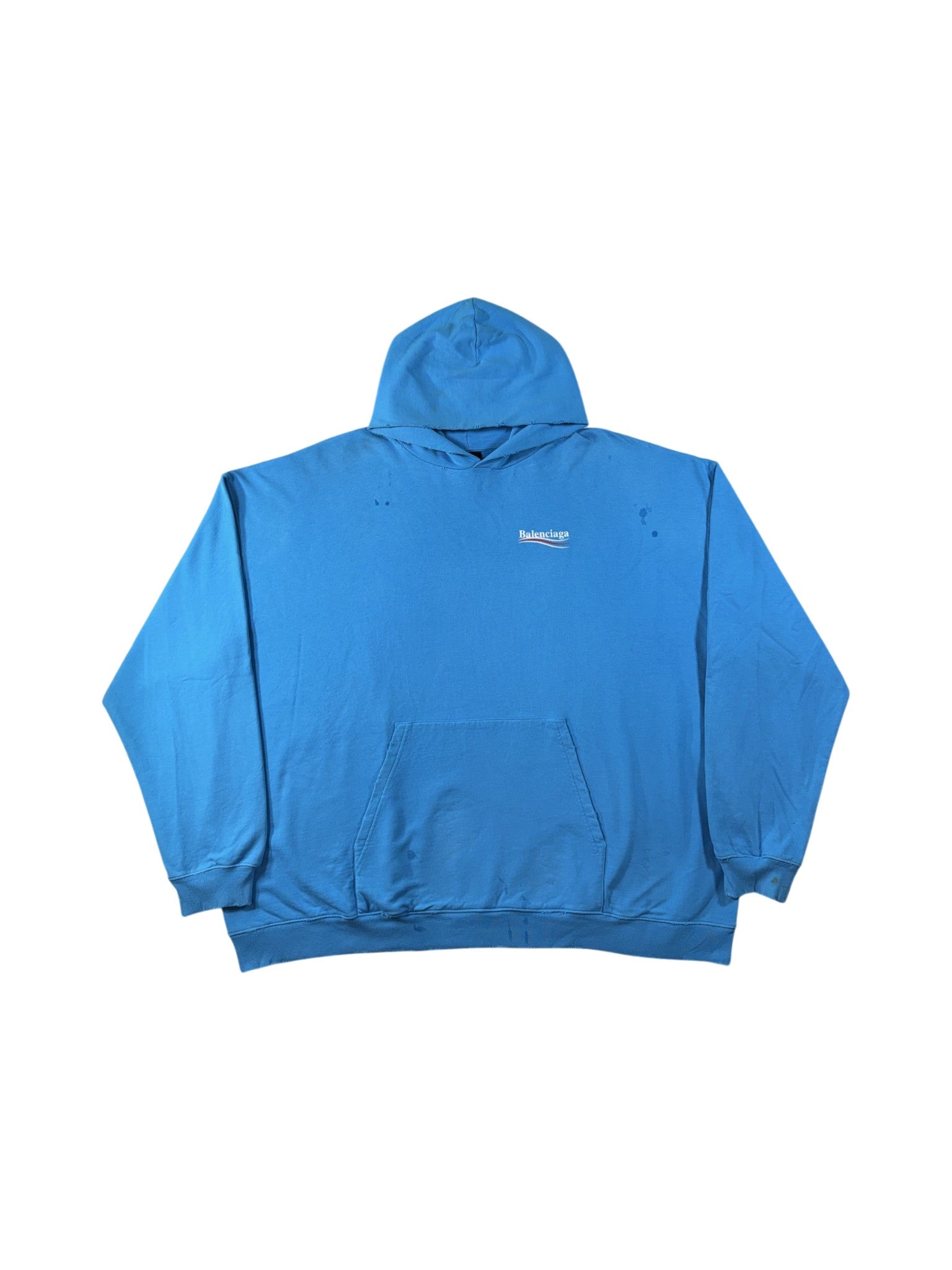 Balenciaga Pepsi Logo Azure Hoodie