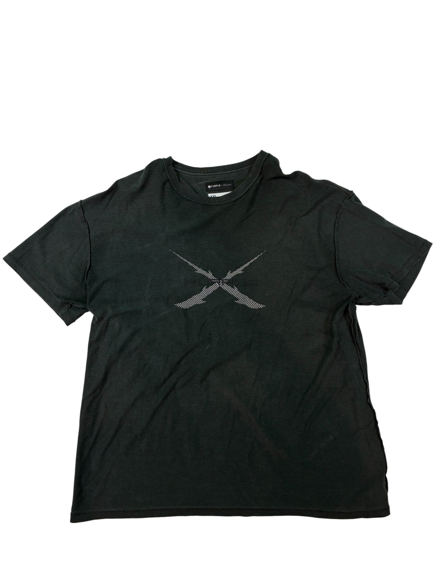 Purple Brand X Logo Tee