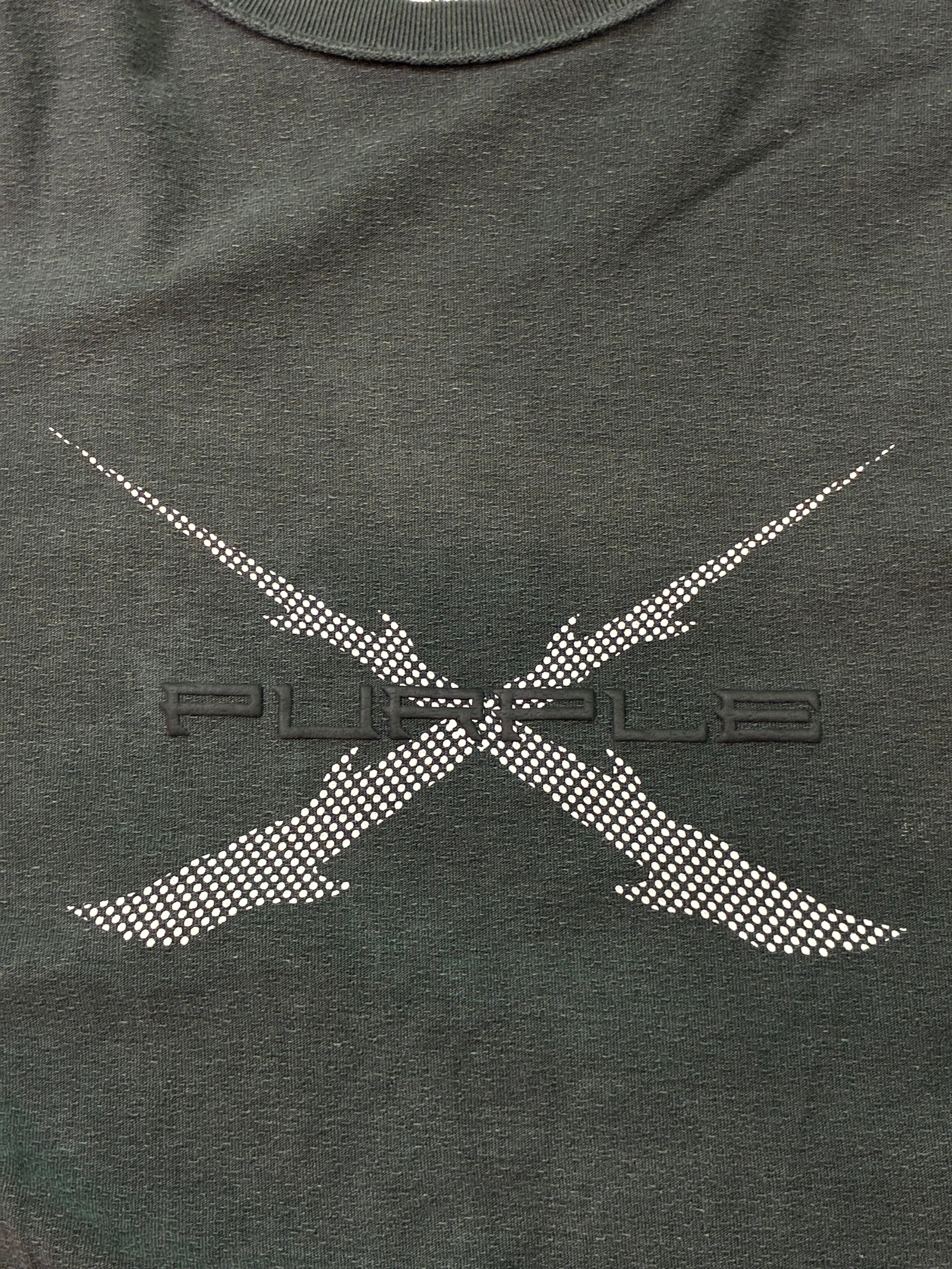 Purple Brand X Logo Tee