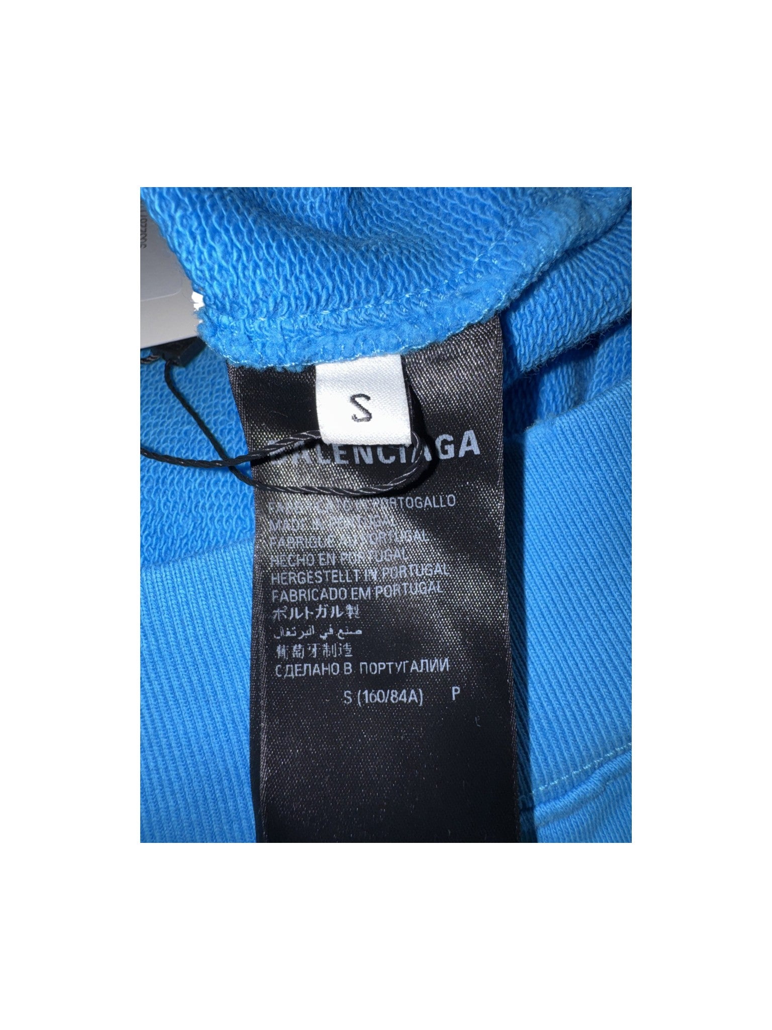 Balenciaga Pepsi Logo Azure Hoodie