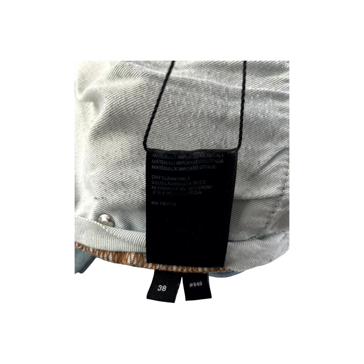 Amiri "MX1" Iridescent Patch Light Wash Jeans
