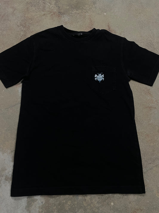 Dior Stussy Bee Tee Black Used XS