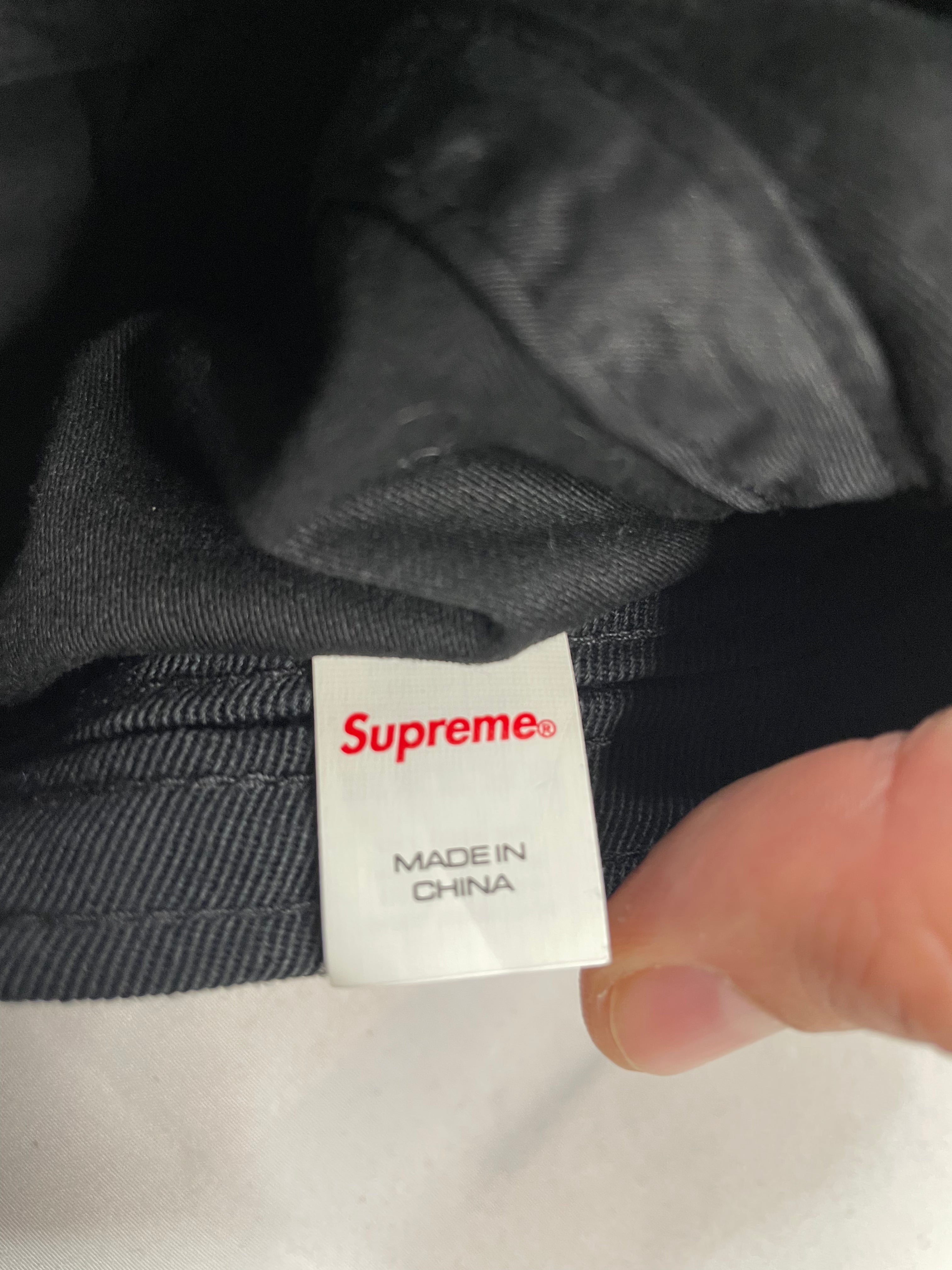Supreme Cap Black Arabic OS Used