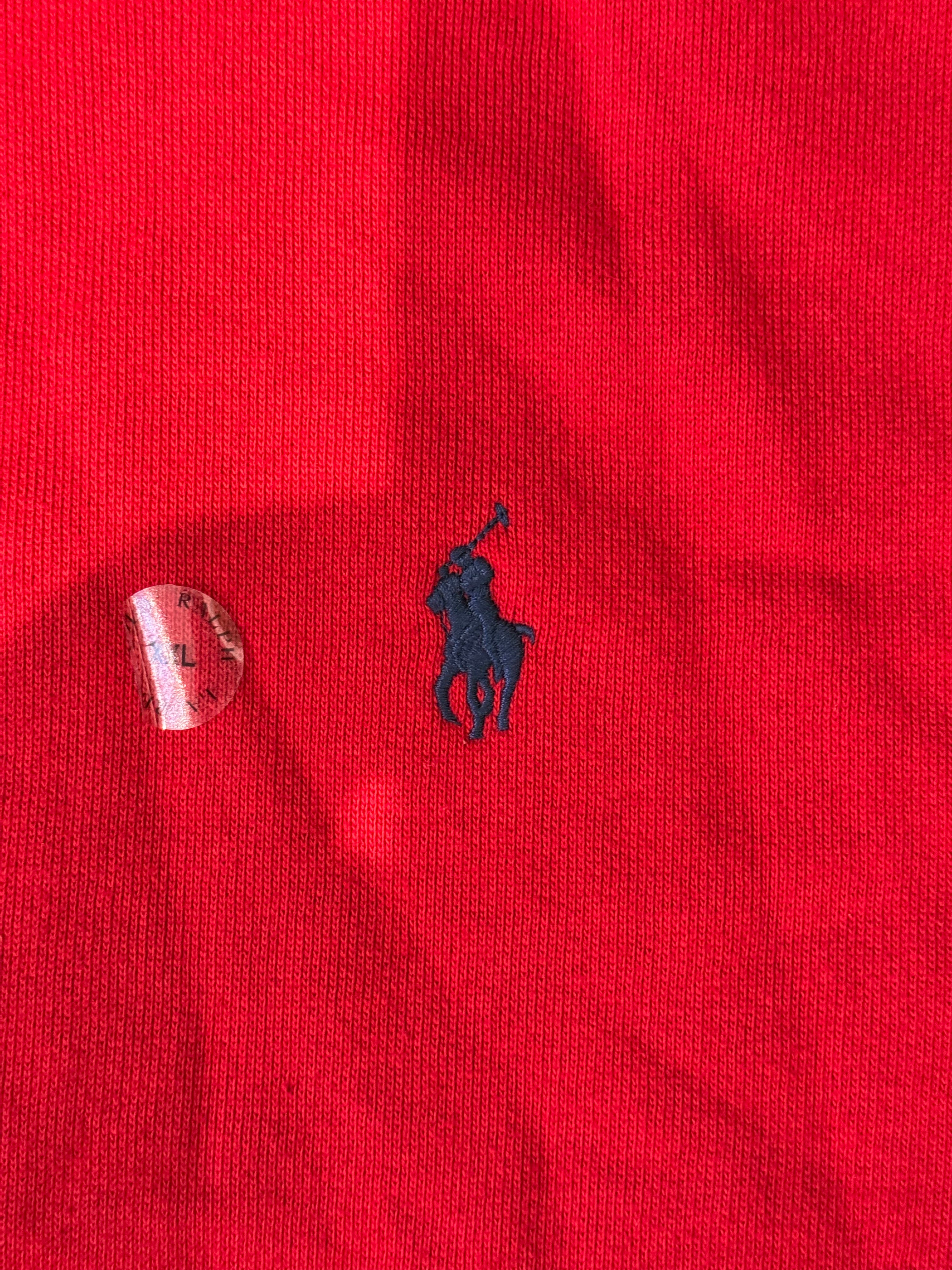 Polo Red & Navy Zip Up Hoodie