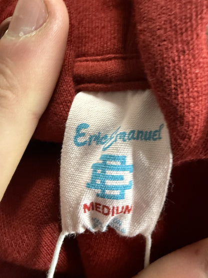 EE Hoodie Red Orange New Medium With Tags