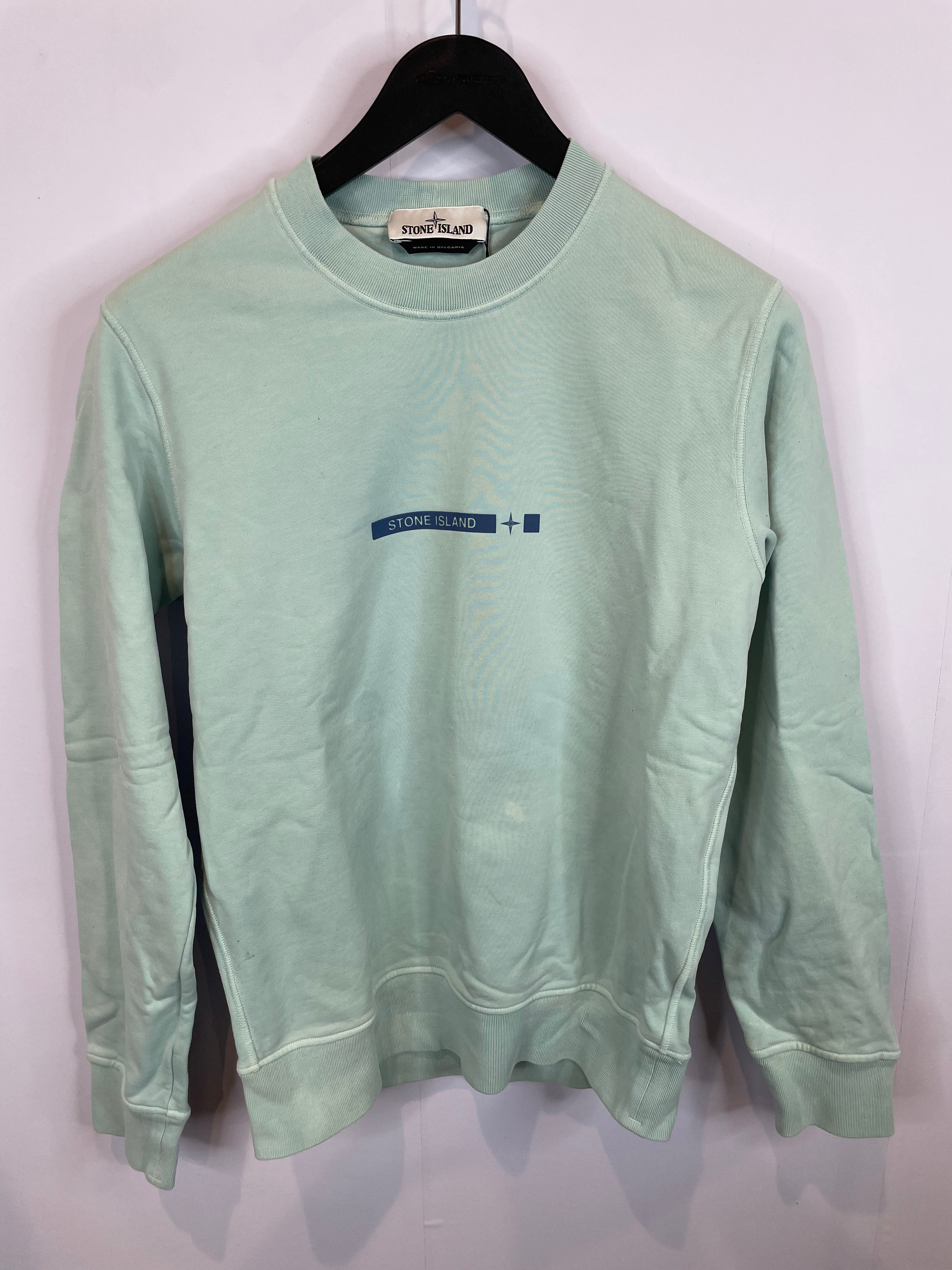 Stone Island Crewneck Baby Blue Used Small