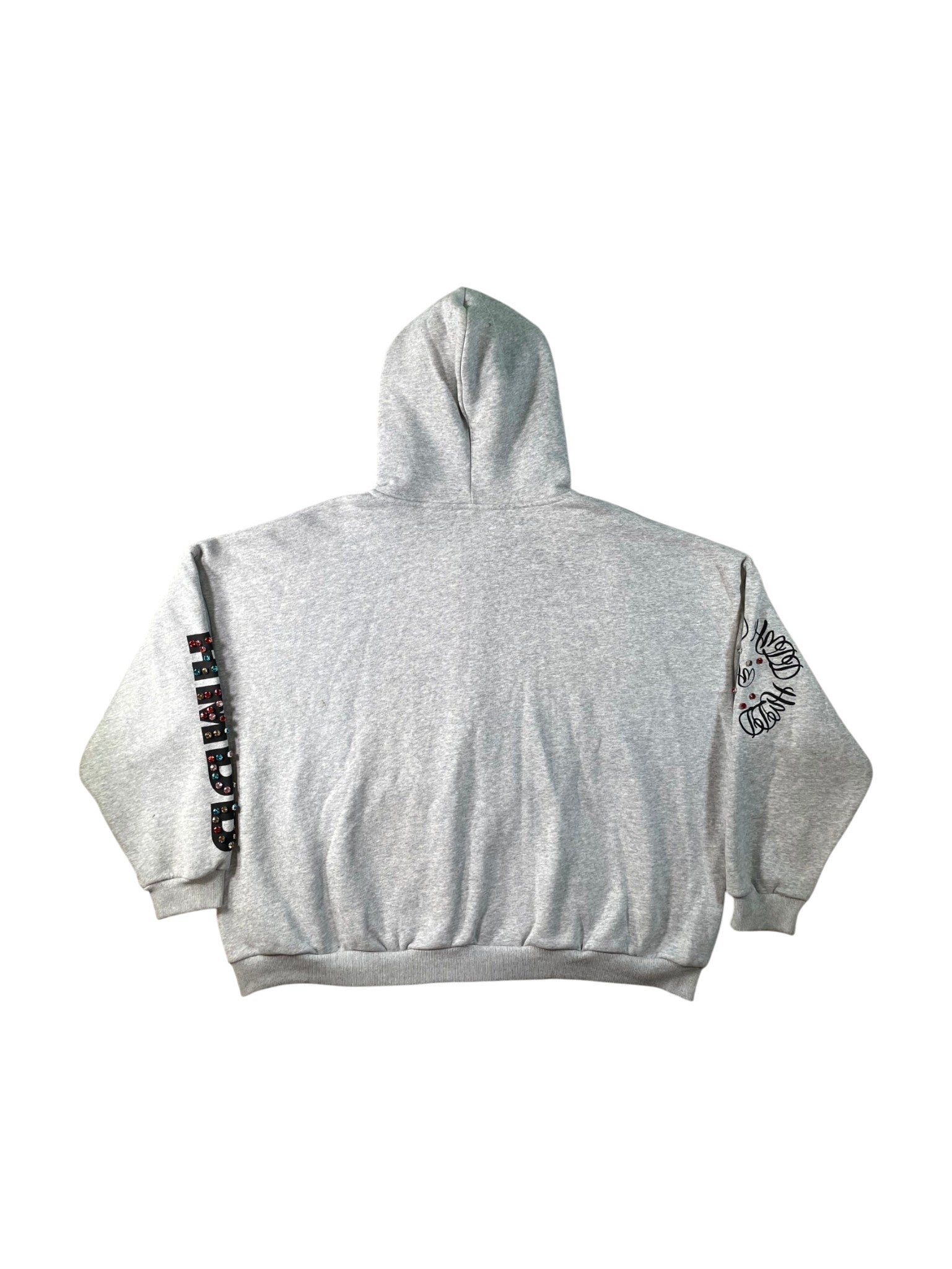HMDD Studded Logo Grey Hoodie