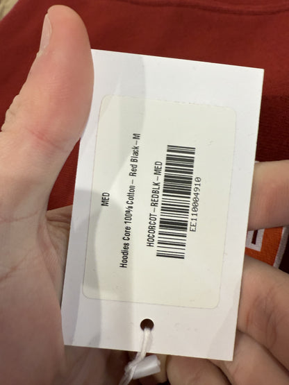 EE Hoodie Red Orange New Medium With Tags