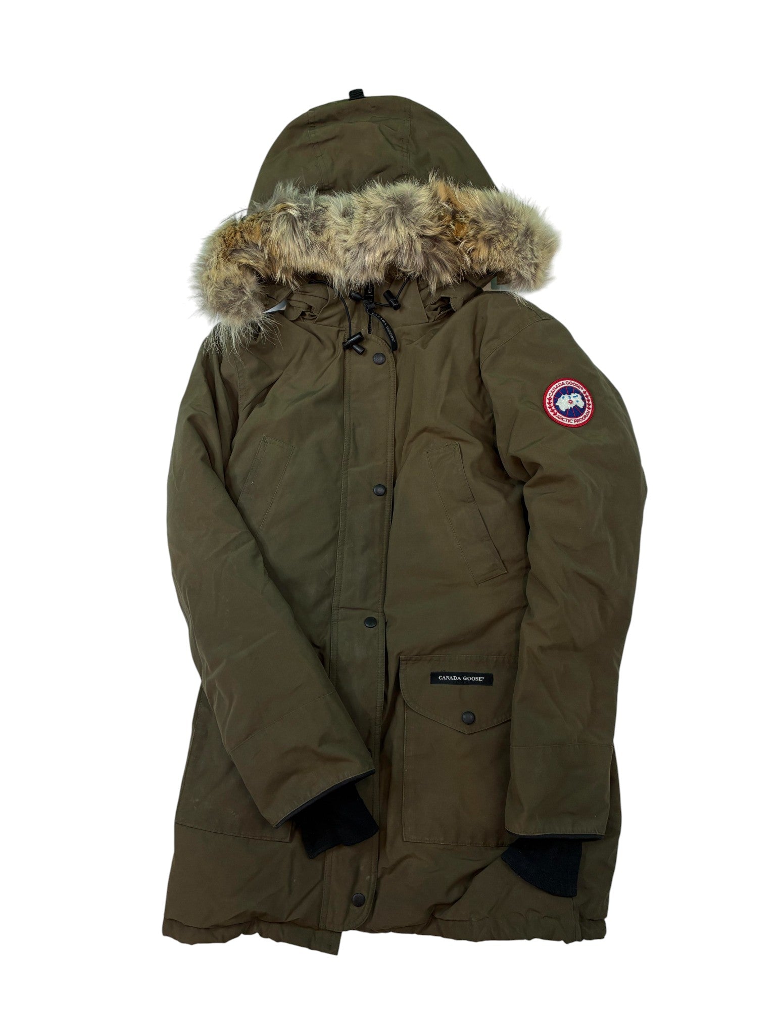 Canada Goose Fur Olive Jacket