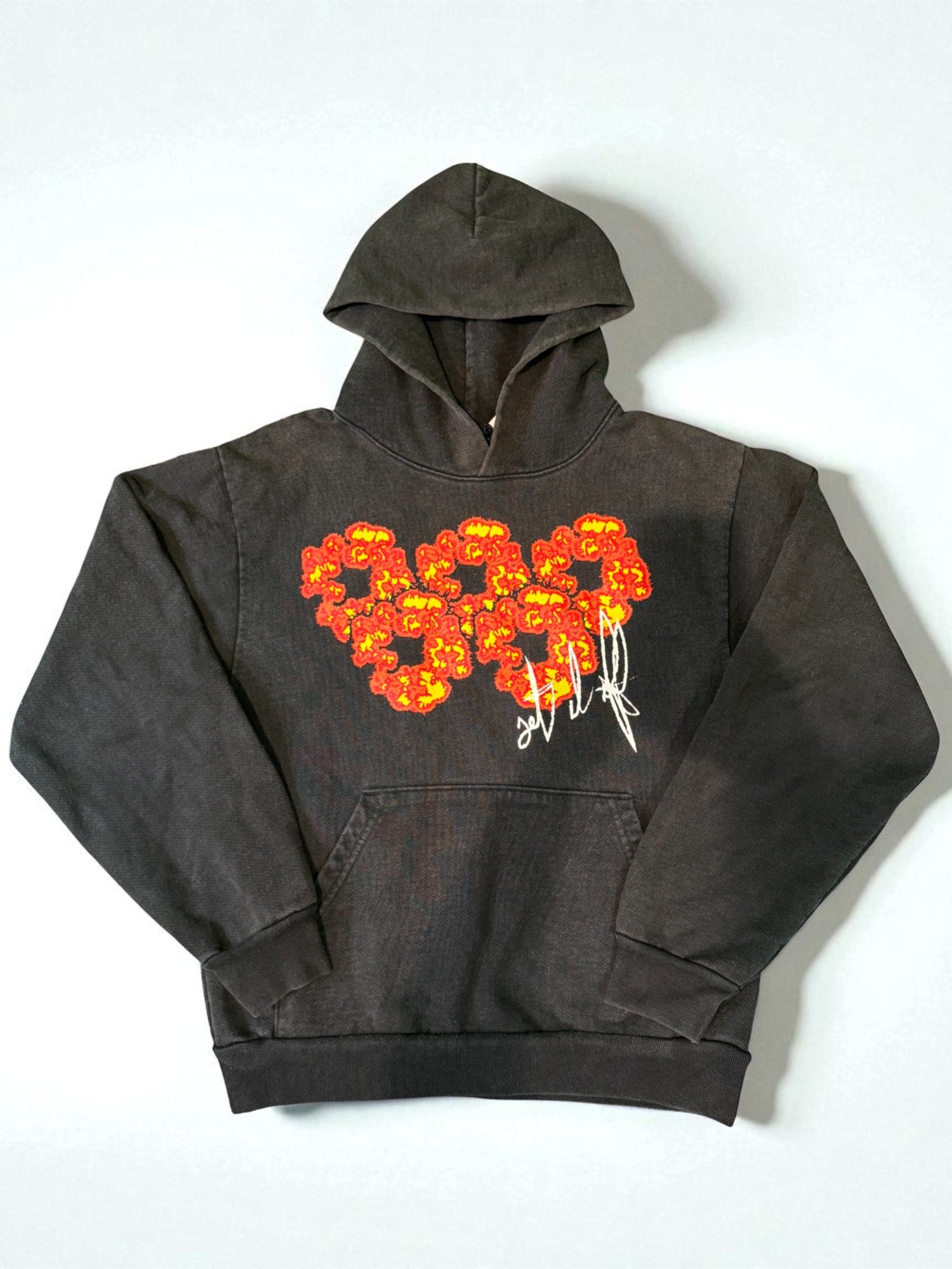 Denim Tears Offset Black Pullover Hoodie