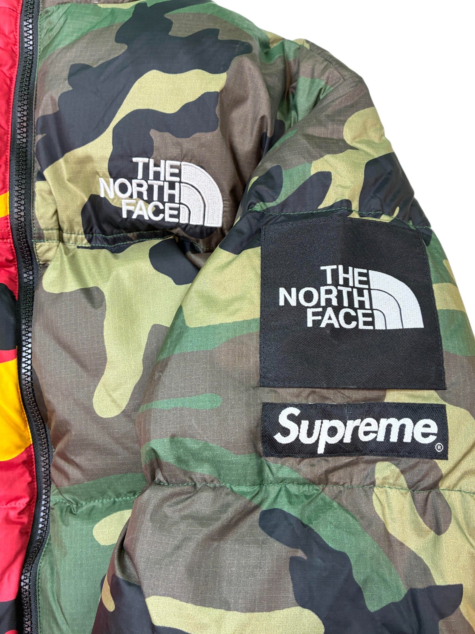 Supreme x TNF Split Camo Jacket
