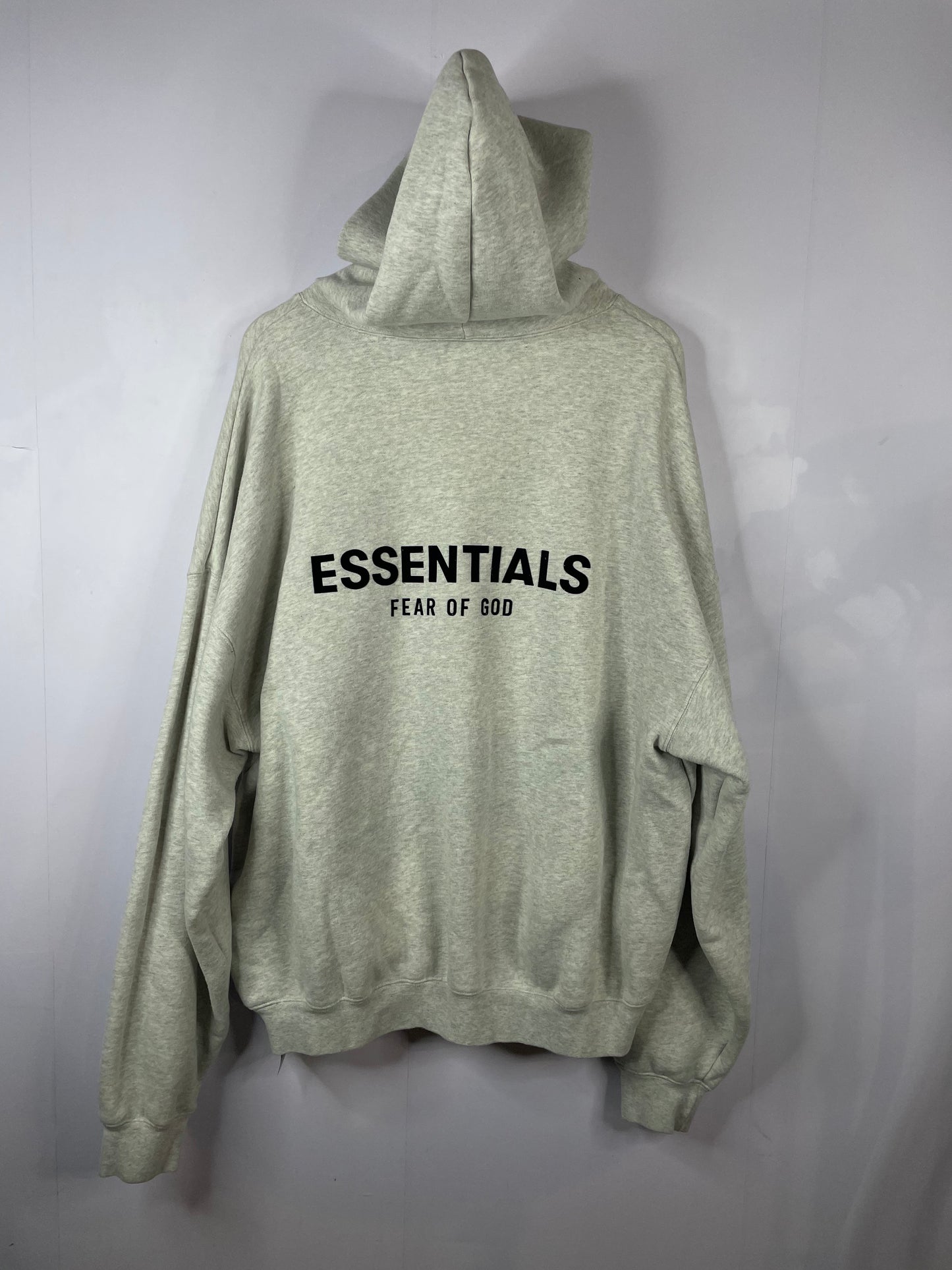 Essentials Breast Logo Light Oatmeal Hoodie