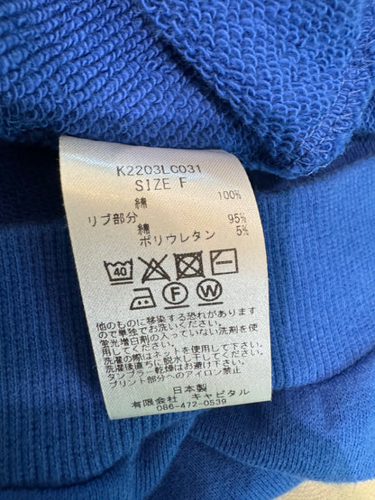 Kapital Kountry Blue & Red Crewneck