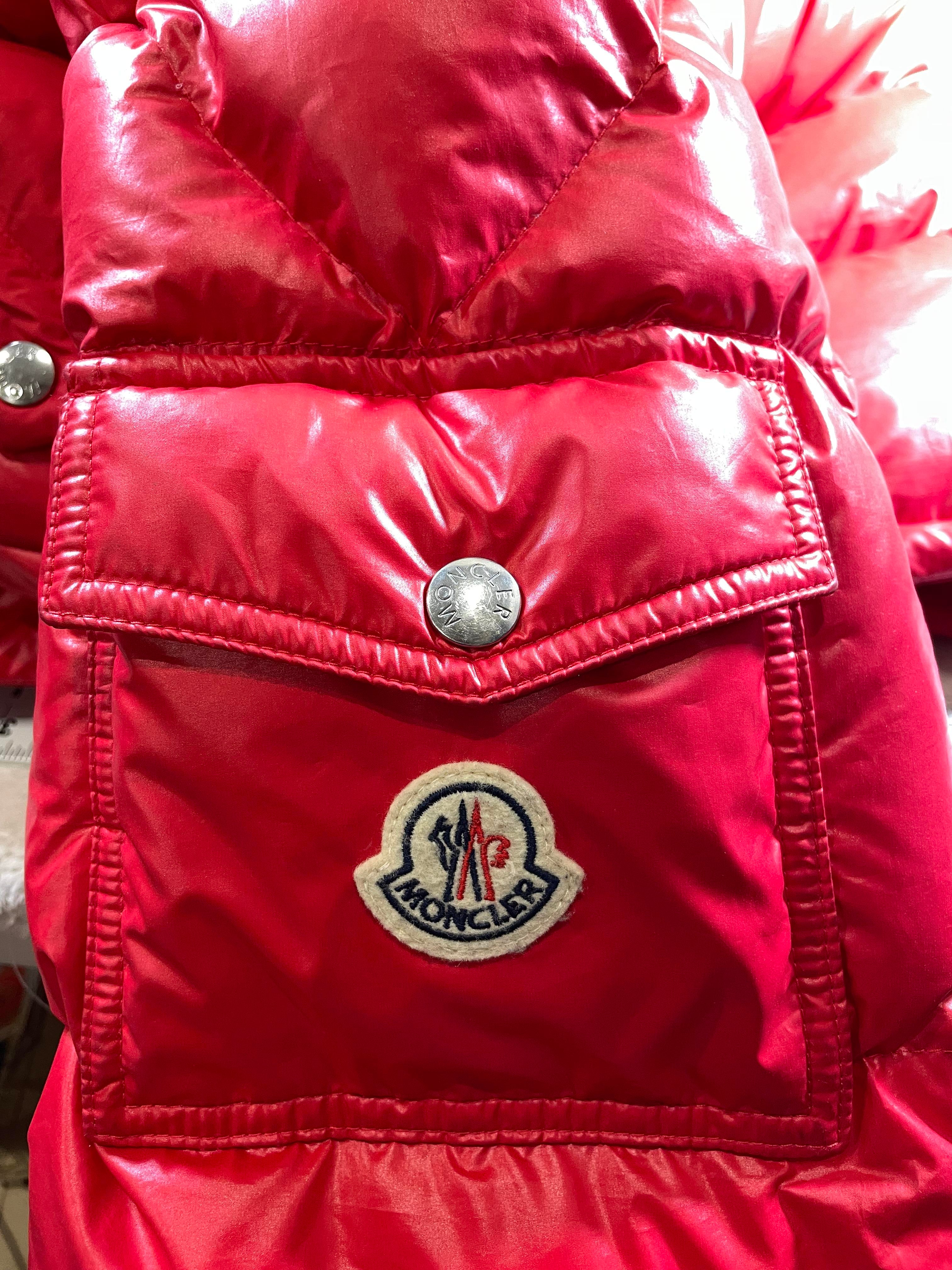 Moncler Red Masaya Puffer Jacket
