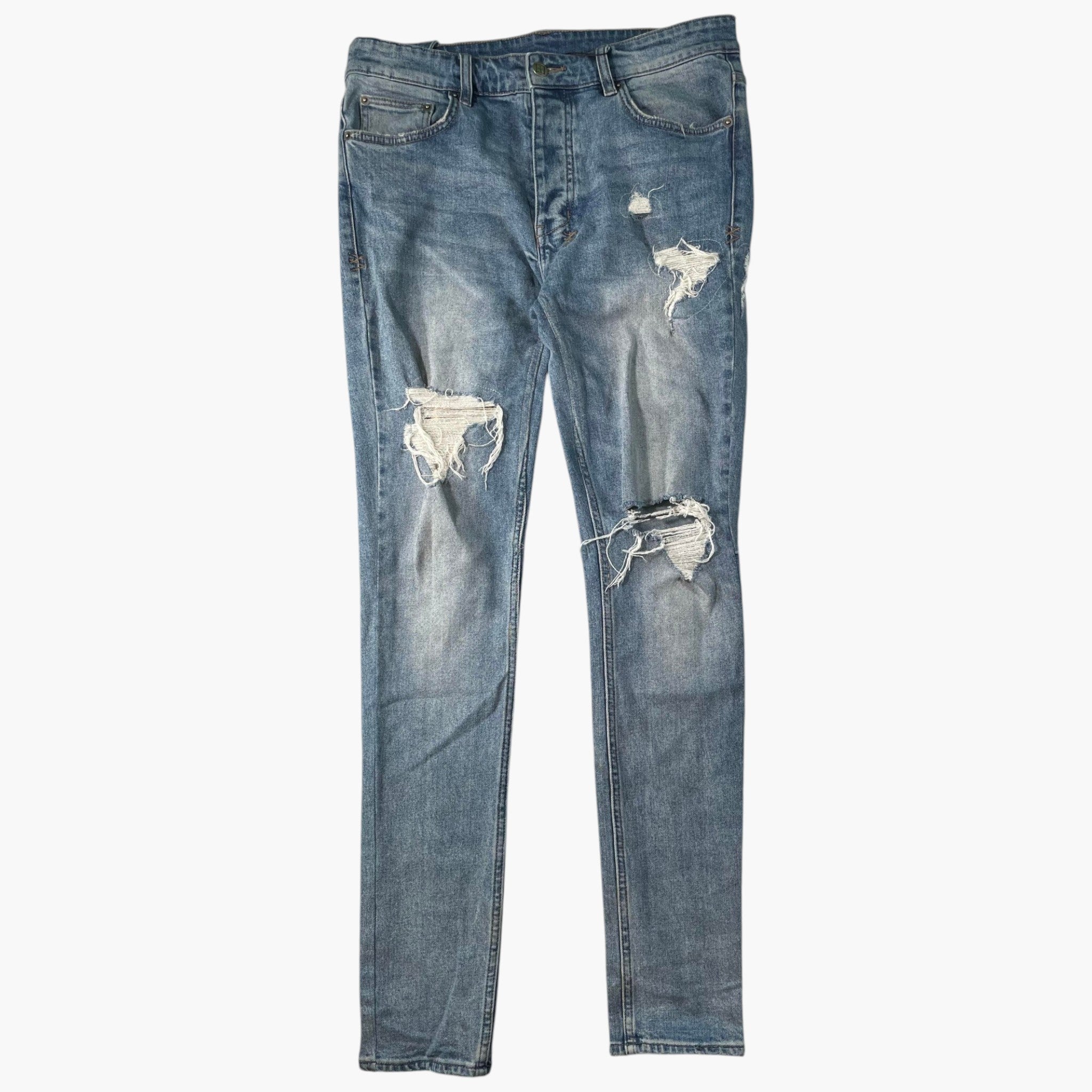 Ksubi Light Wash Ripped Jeans
