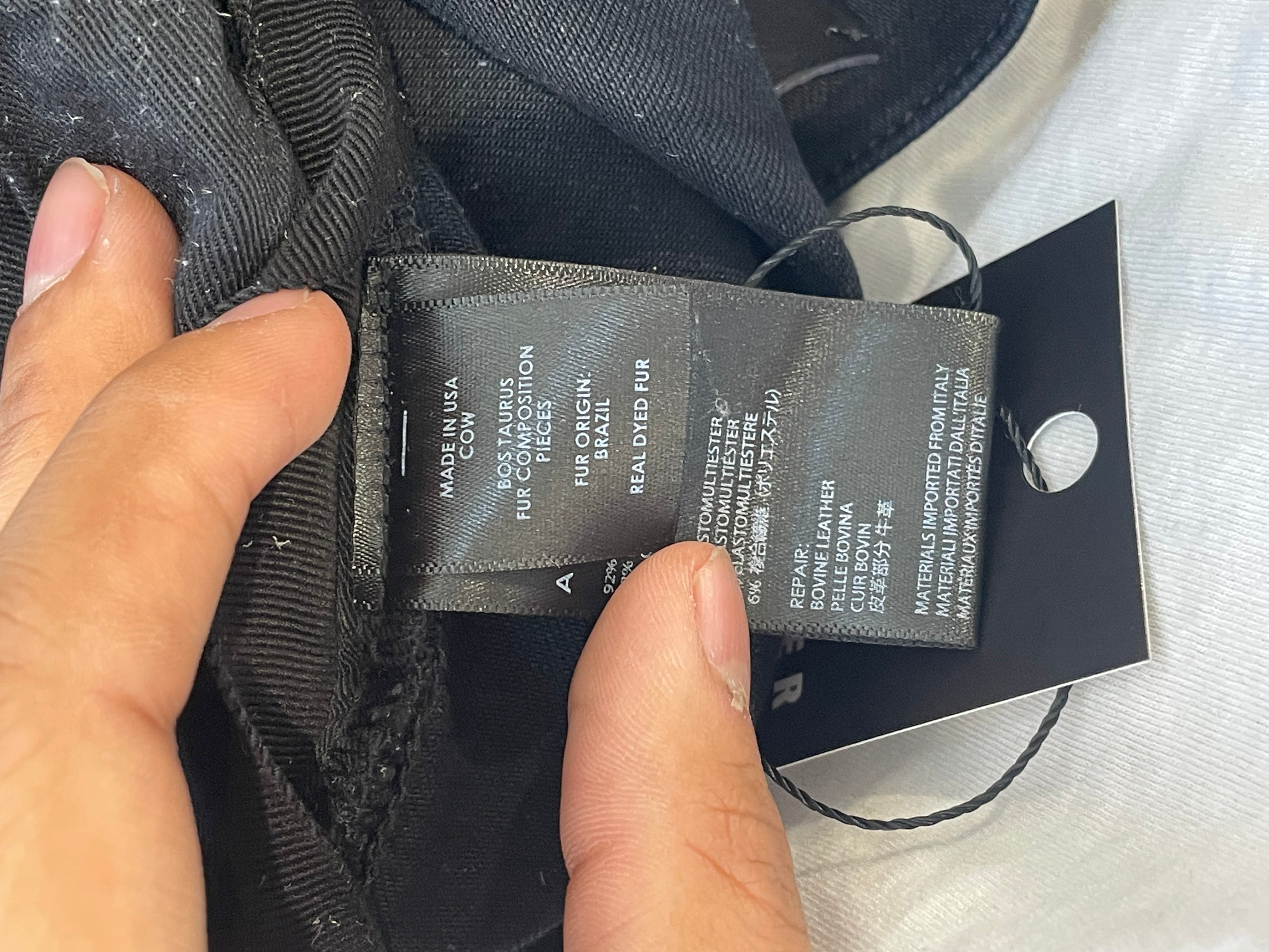 Amiri Jeans Black Cheetah Thrasher Patch Used 29