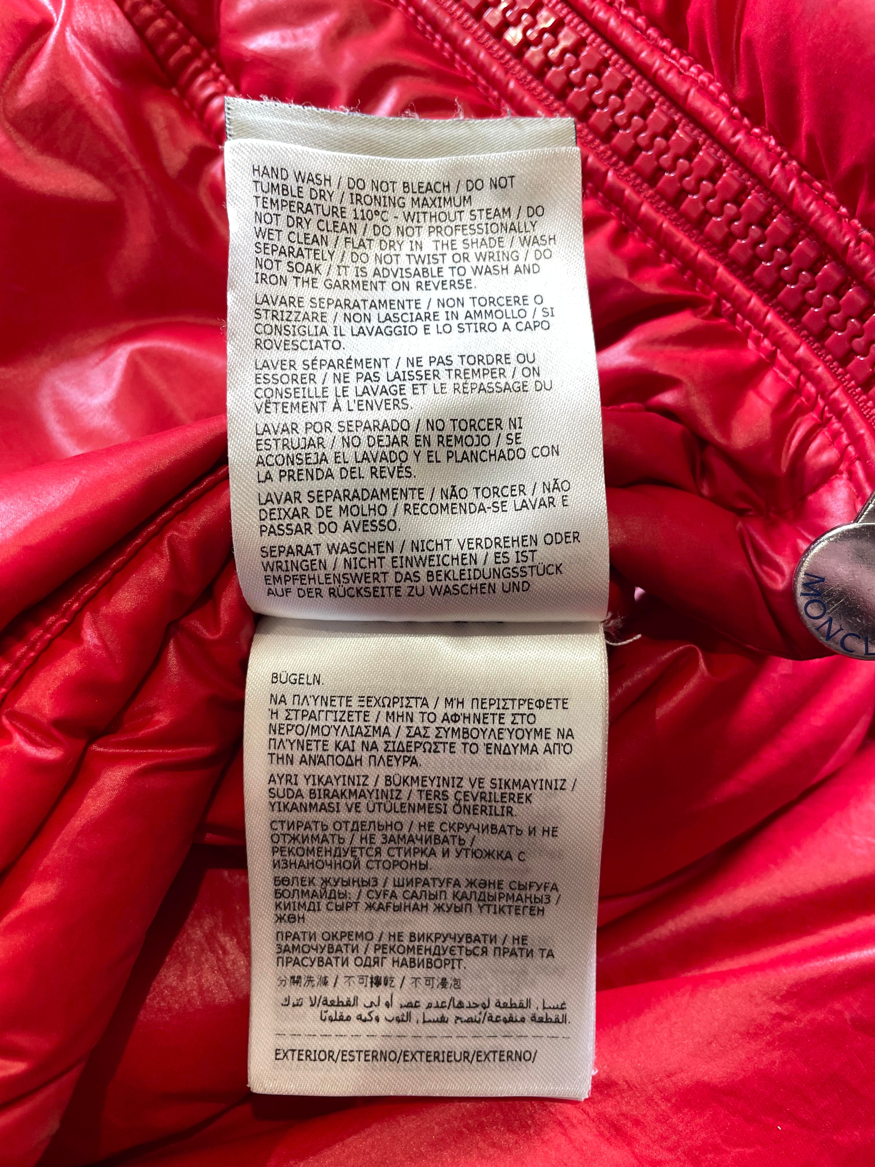 Moncler Red Masaya Puffer Jacket