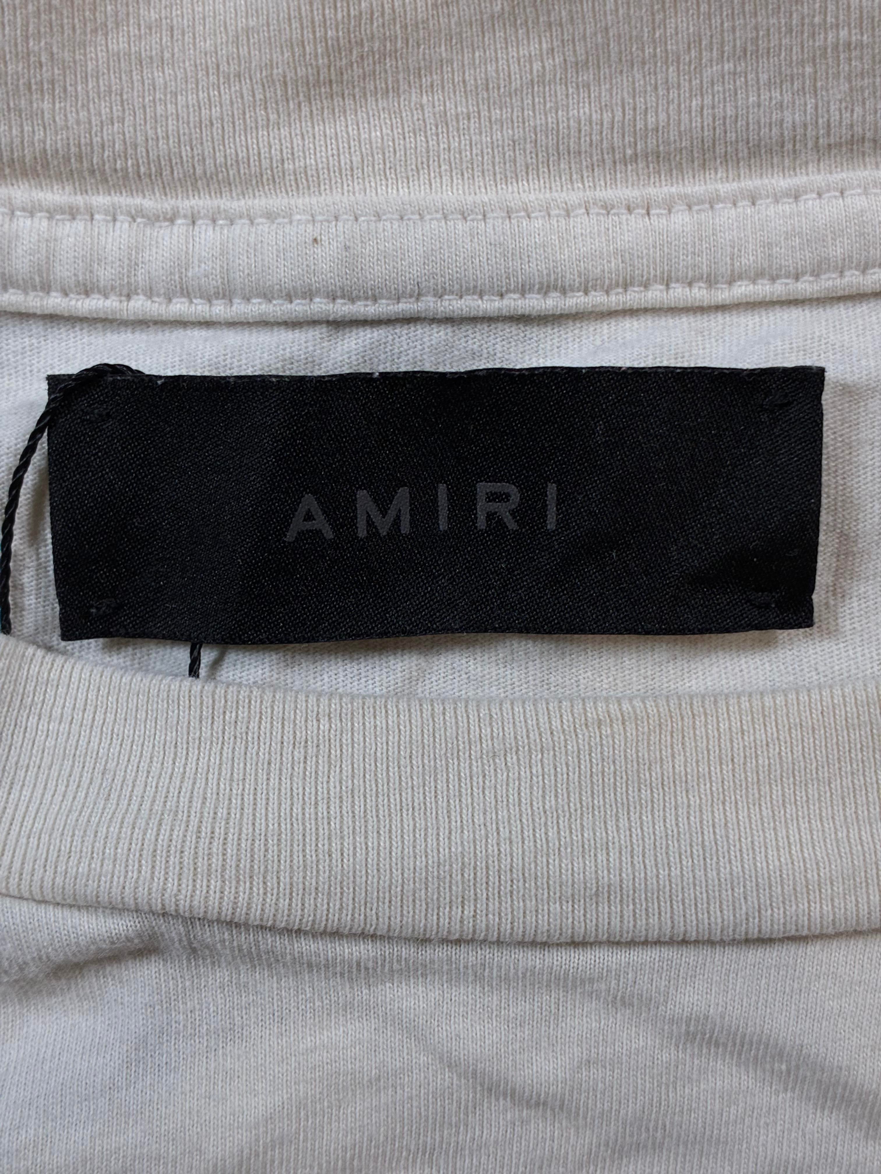 Amiri MA Yellow Tee