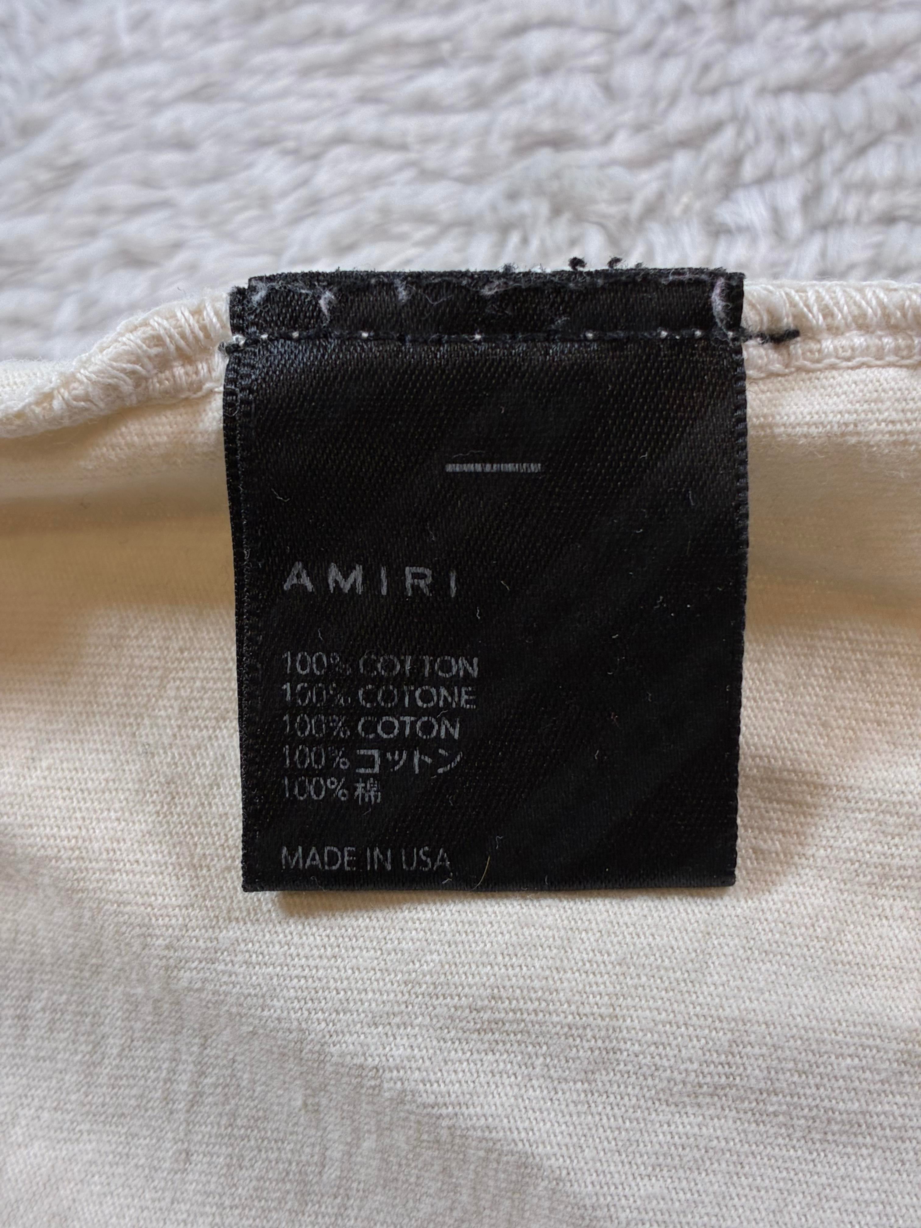 Amiri MA Yellow Tee