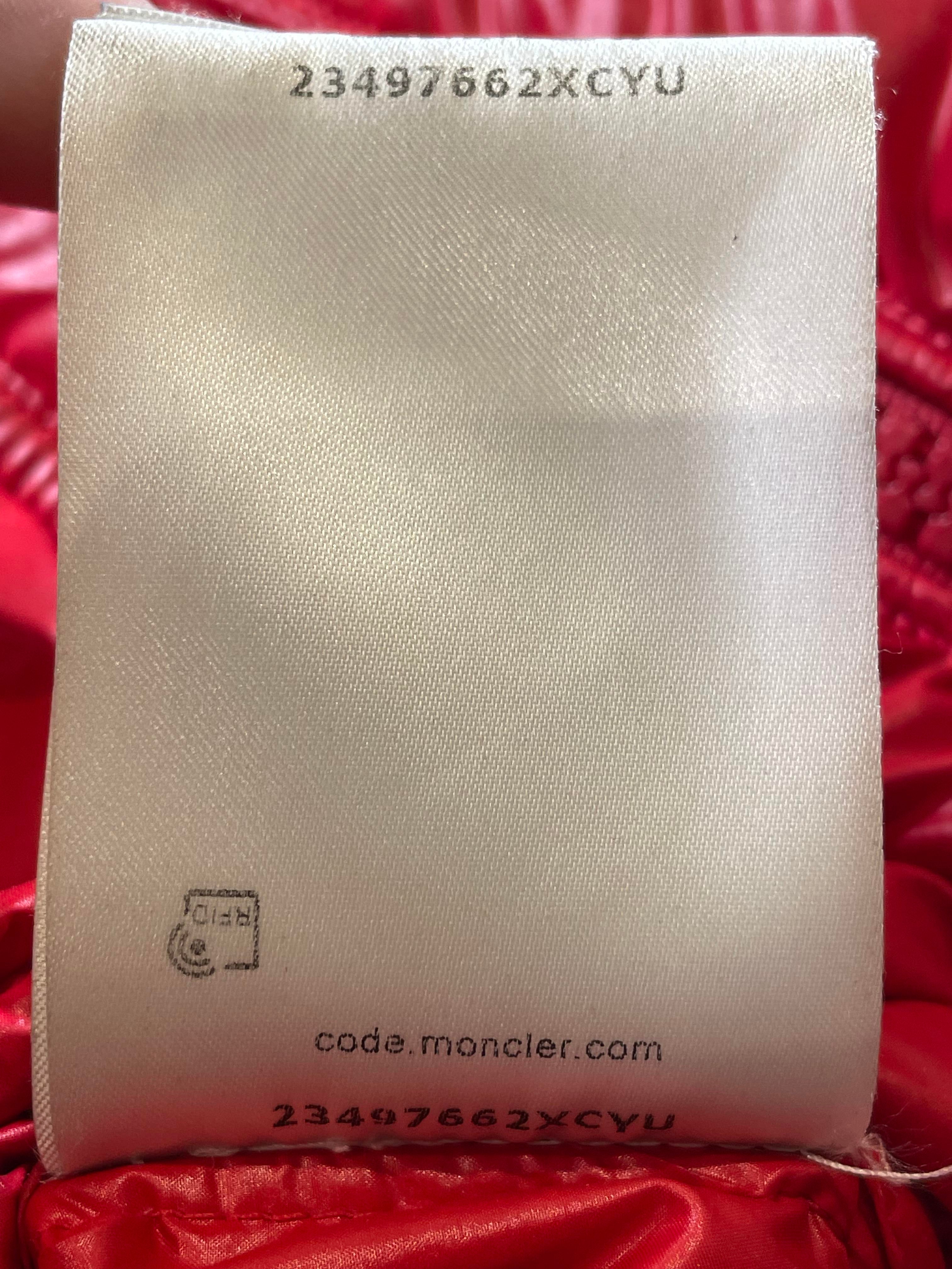 Moncler Red Masaya Puffer Jacket