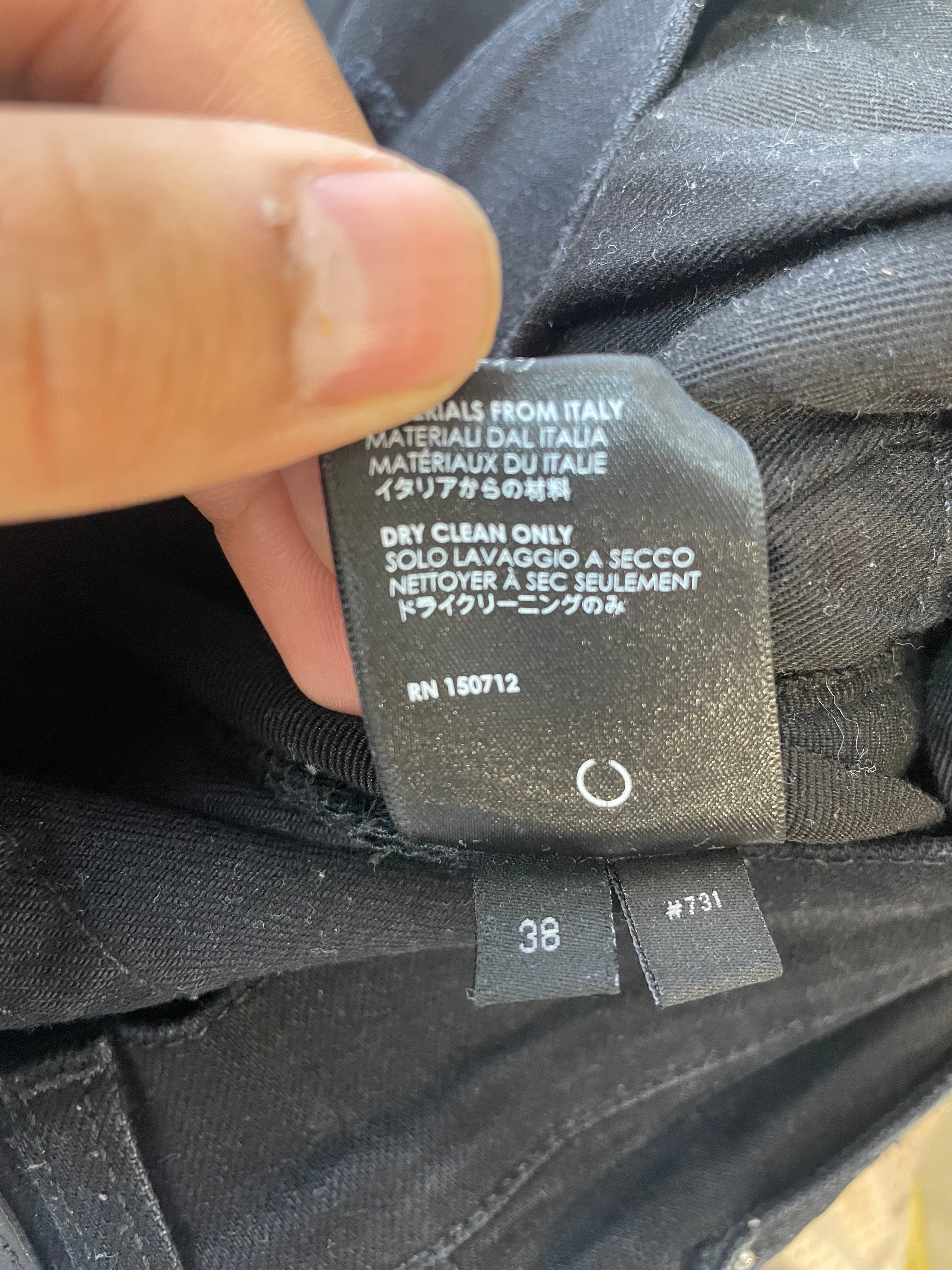 Amiri Jeans Black Art Patchwork Used 38